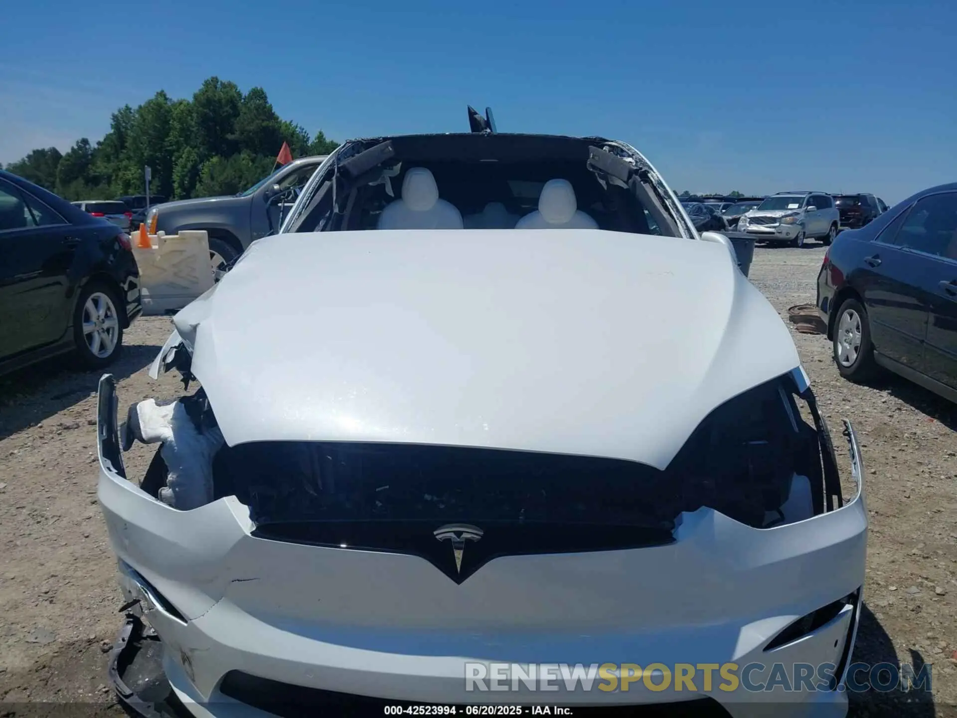 13 fotografías del automóvil dañado 7SAXCAE5XPF375554 TESLA MODEL X 2023