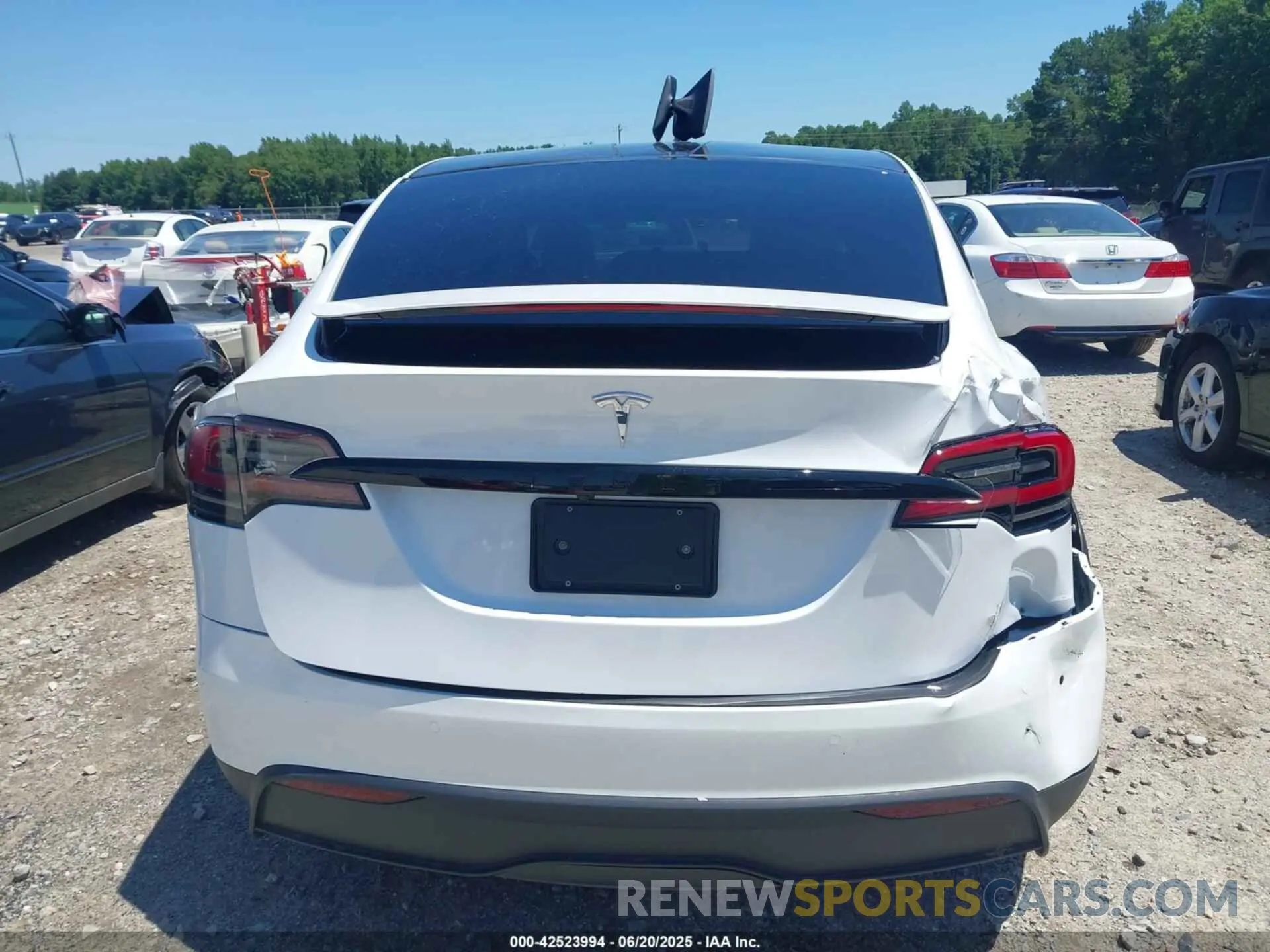 17 fotografías del automóvil dañado 7SAXCAE5XPF375554 TESLA MODEL X 2023