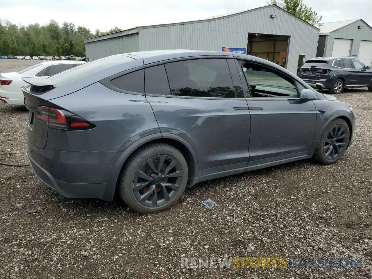 3 fotografías del automóvil dañado 7SAXCBE50PF374581 TESLA MODEL X 2023