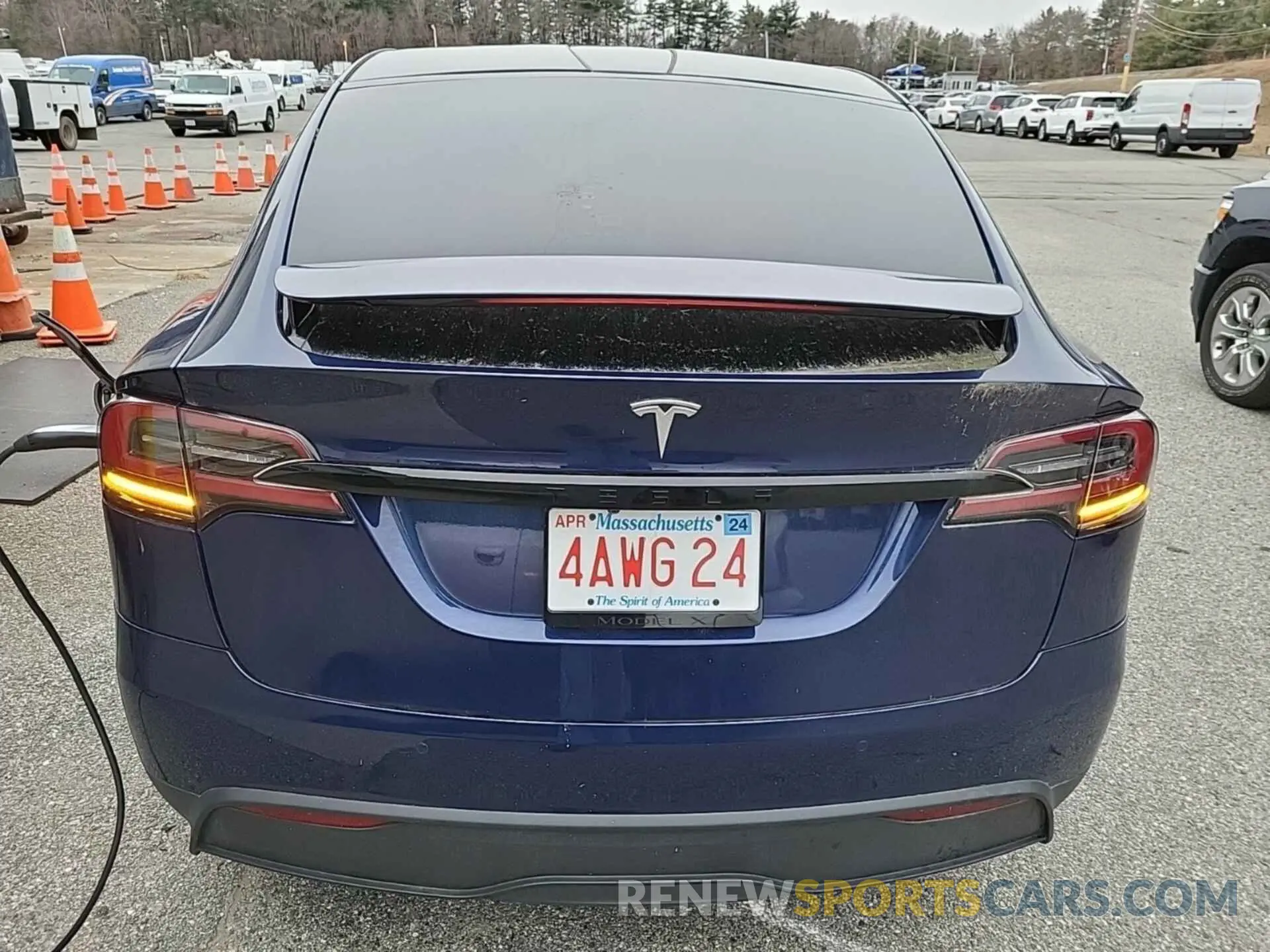 3 fotografías del automóvil dañado 7SAXCBE50PF380607 TESLA MODEL X 2023
