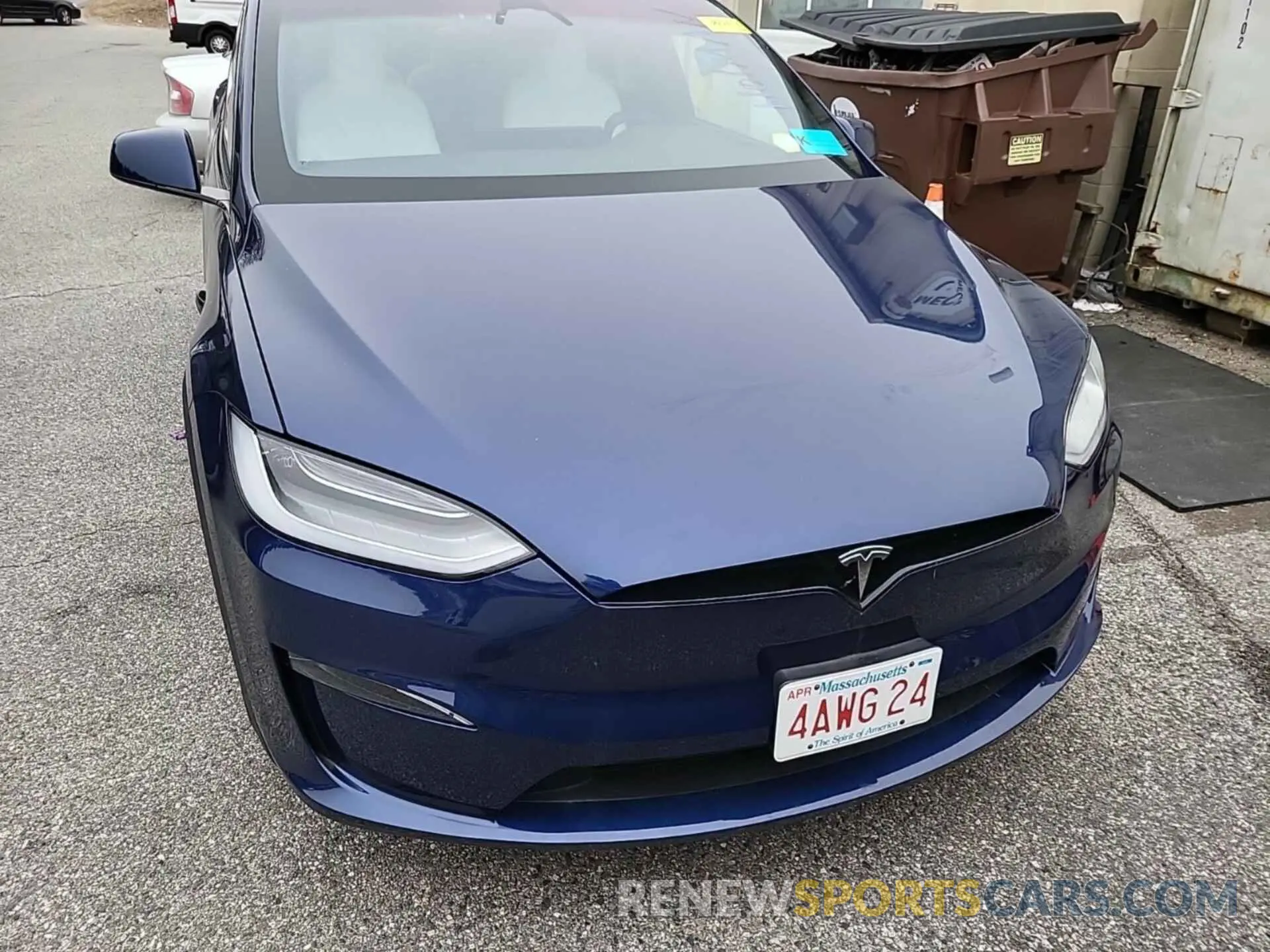 7 fotografías del automóvil dañado 7SAXCBE50PF380607 TESLA MODEL X 2023