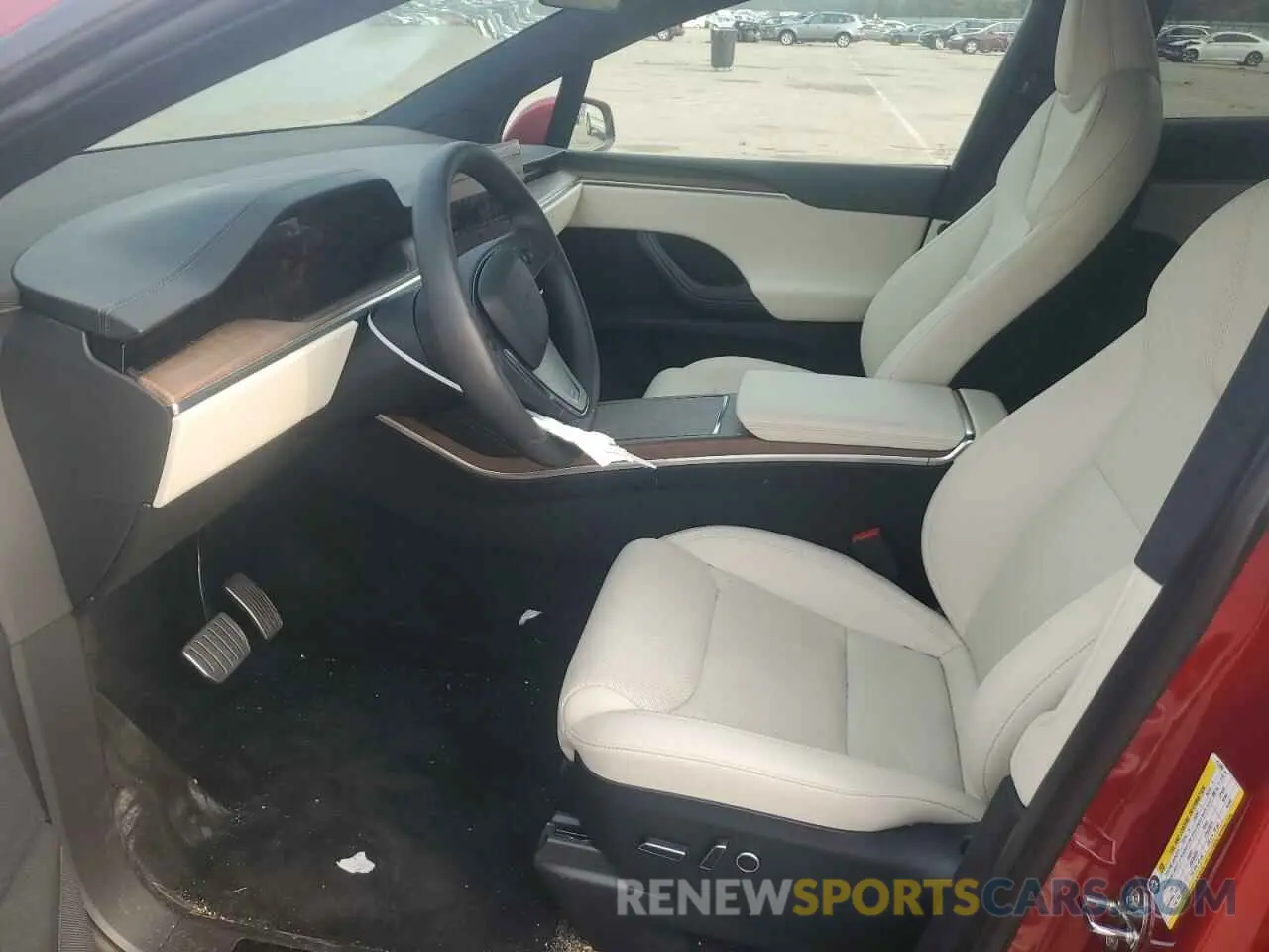 7 fotografías del automóvil dañado 7SAXCBE50PF416490 TESLA MODEL X 2023
