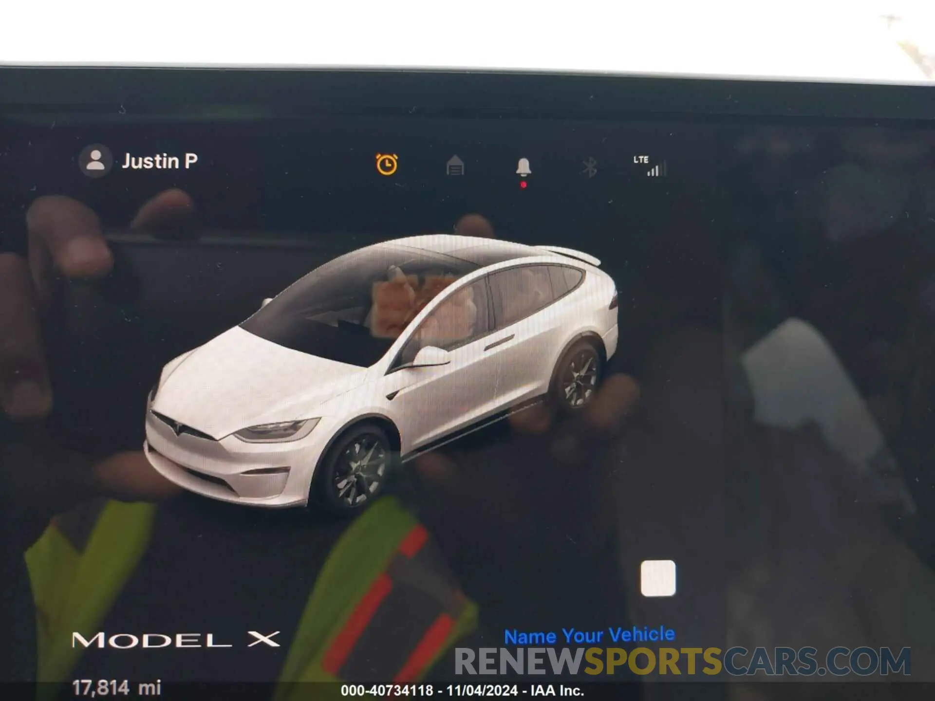 14 fotografías del automóvil dañado 7SAXCBE51PF397027 TESLA MODEL X 2023