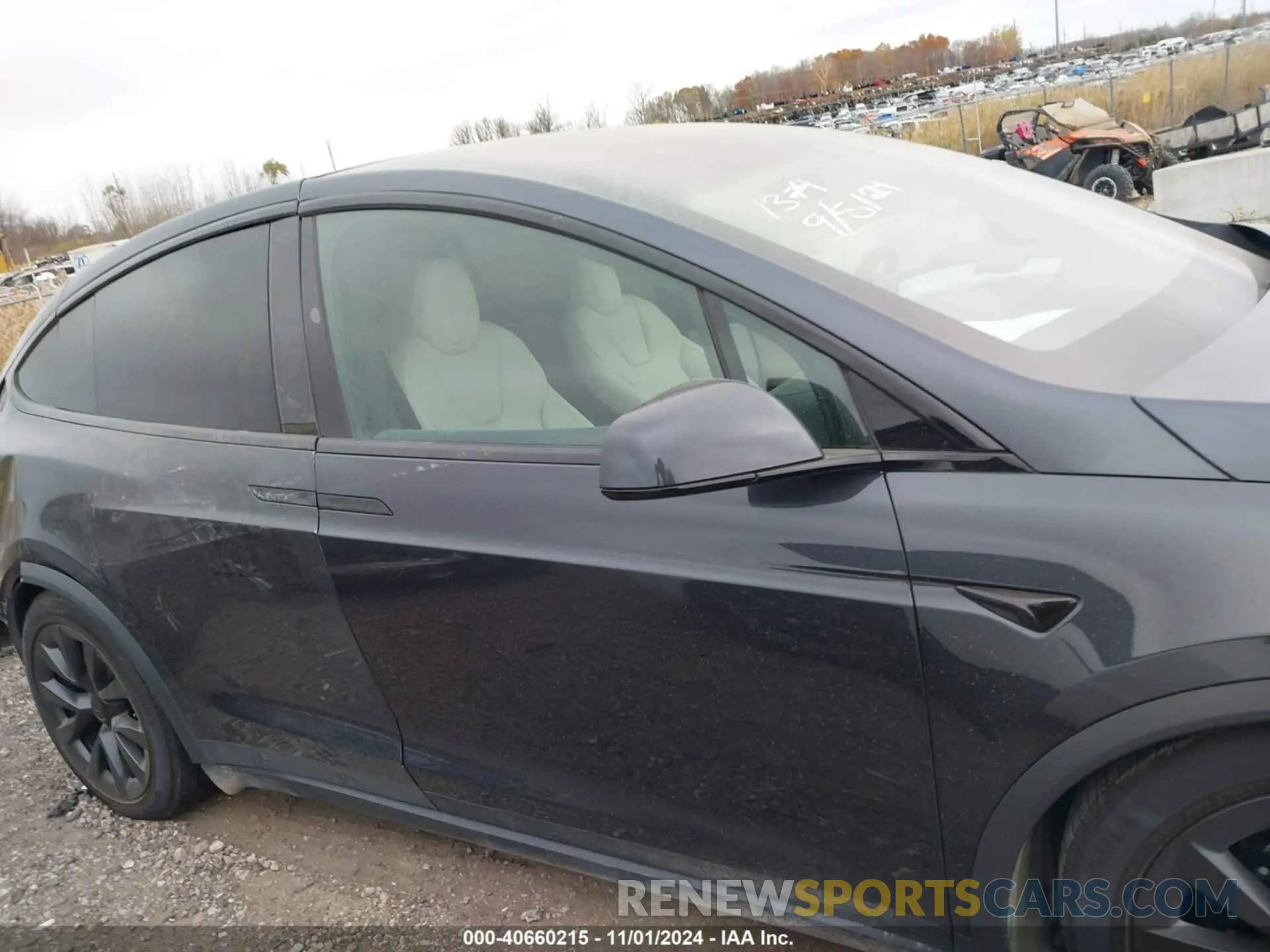 13 fotografías del automóvil dañado 7SAXCBE51PF421374 TESLA MODEL X 2023