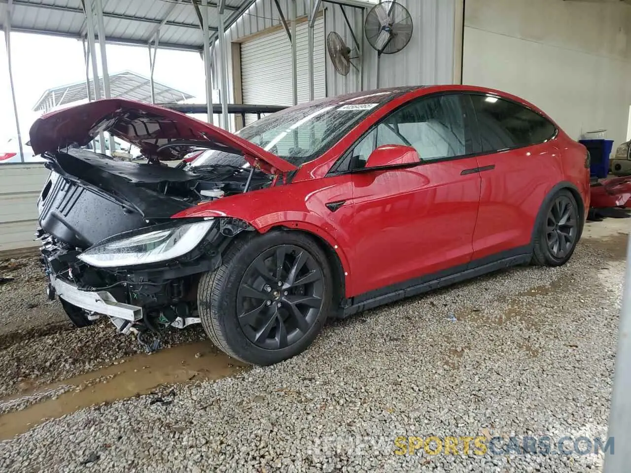 1 fotografías del automóvil dañado 7SAXCBE52PF365140 TESLA MODEL X 2023