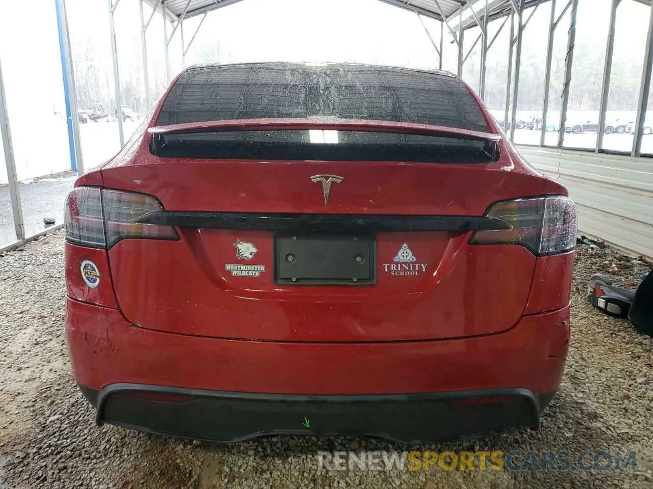 6 fotografías del automóvil dañado 7SAXCBE52PF365140 TESLA MODEL X 2023