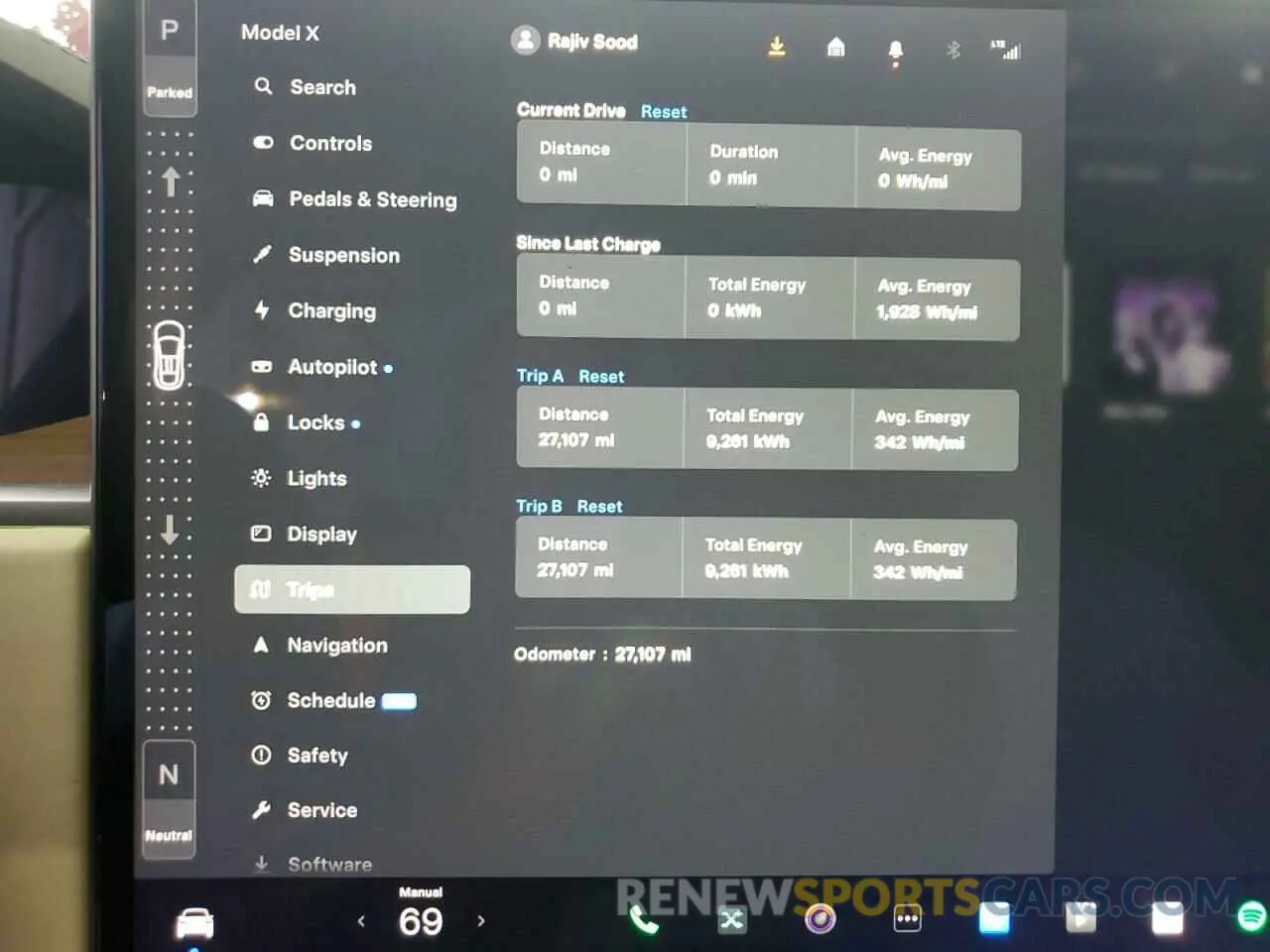 9 fotografías del automóvil dañado 7SAXCBE52PF365140 TESLA MODEL X 2023