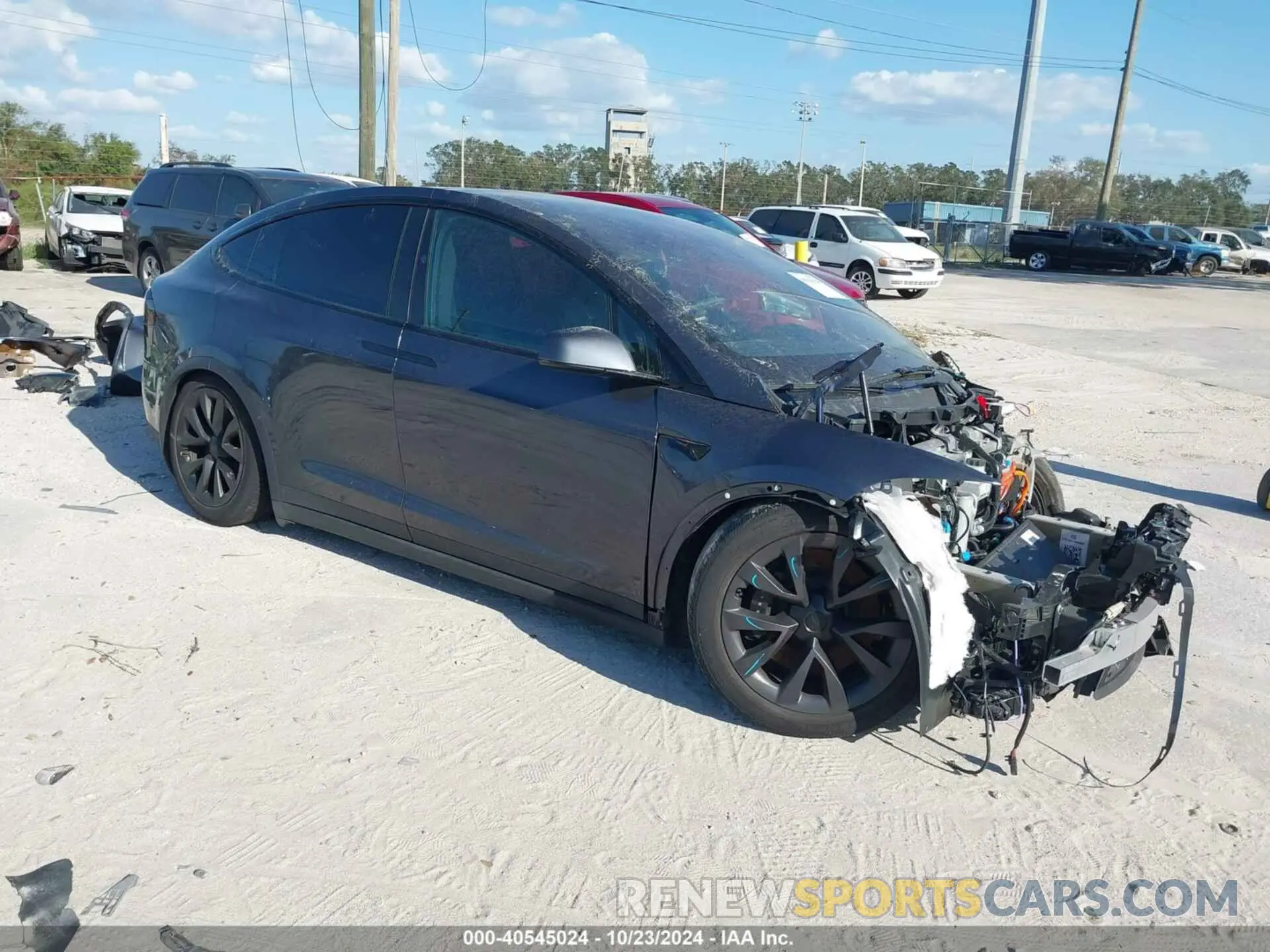 1 fotografías del automóvil dañado 7SAXCBE52PF385047 TESLA MODEL X 2023