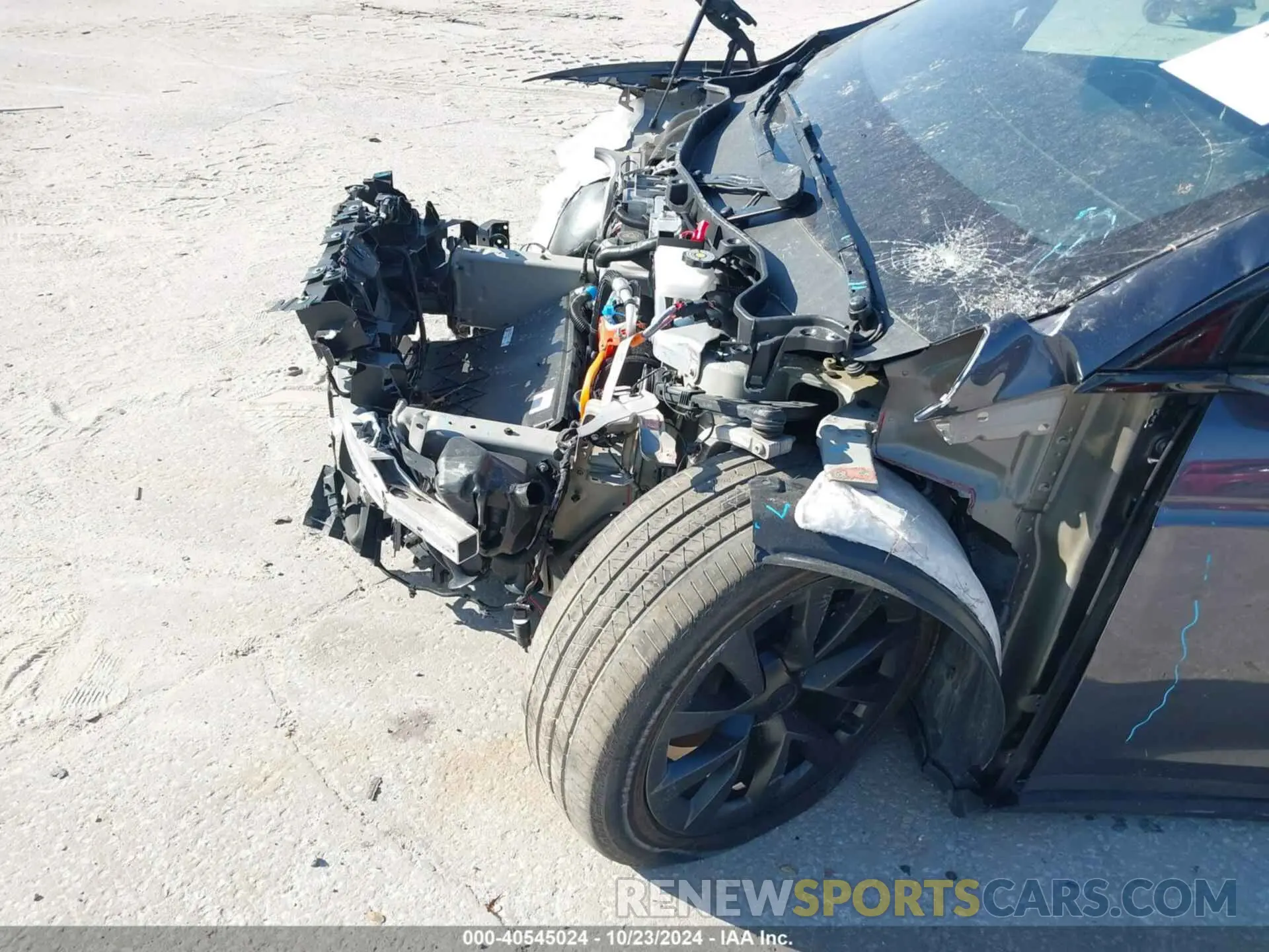 18 fotografías del automóvil dañado 7SAXCBE52PF385047 TESLA MODEL X 2023