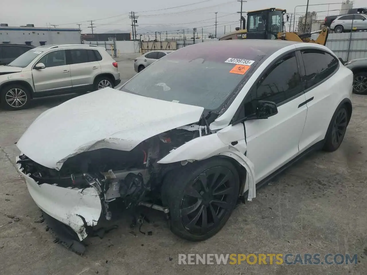 1 fotografías del automóvil dañado 7SAXCBE53PF380665 TESLA MODEL X 2023
