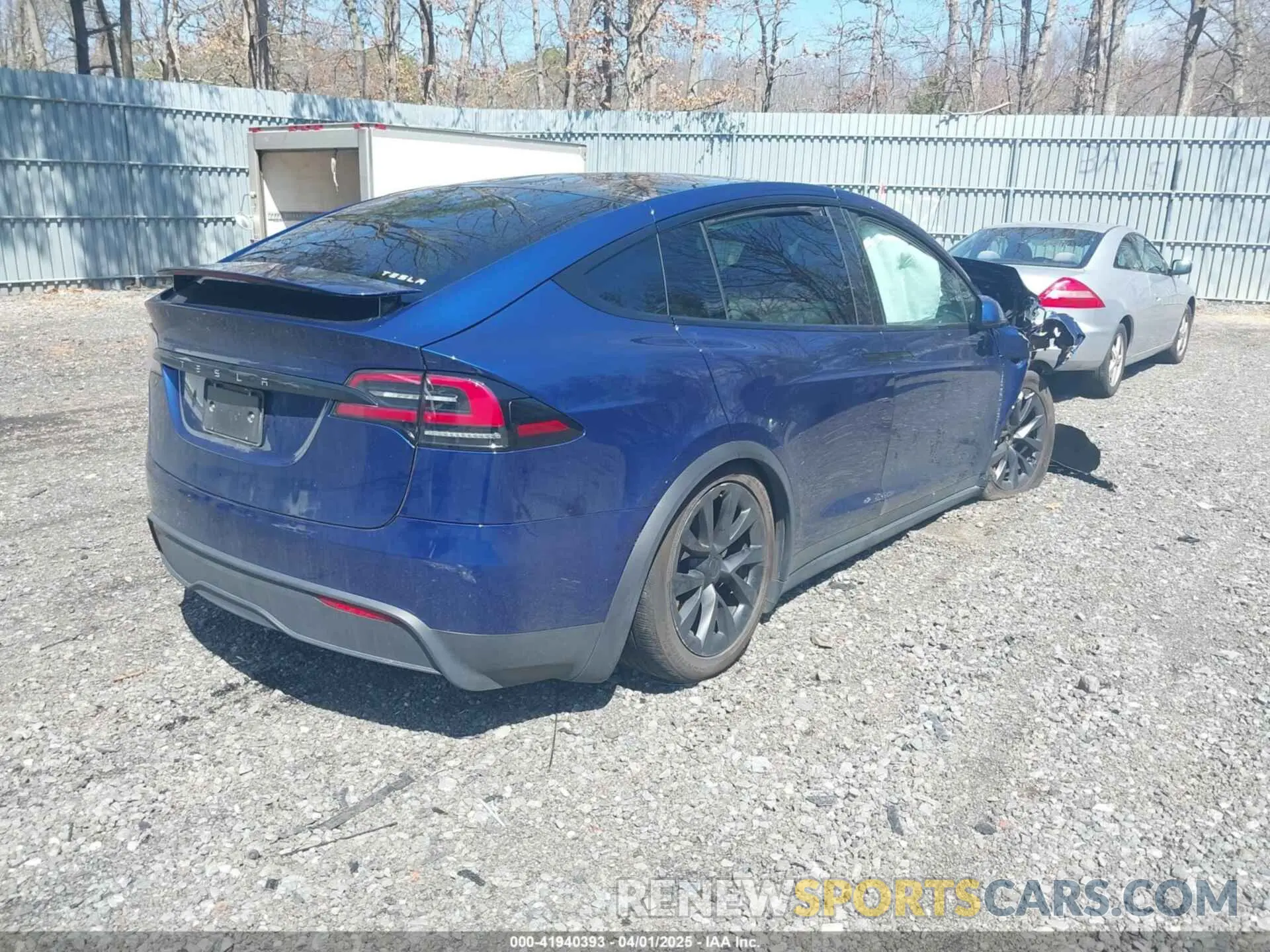 4 fotografías del automóvil dañado 7SAXCBE53PF382383 TESLA MODEL X 2023