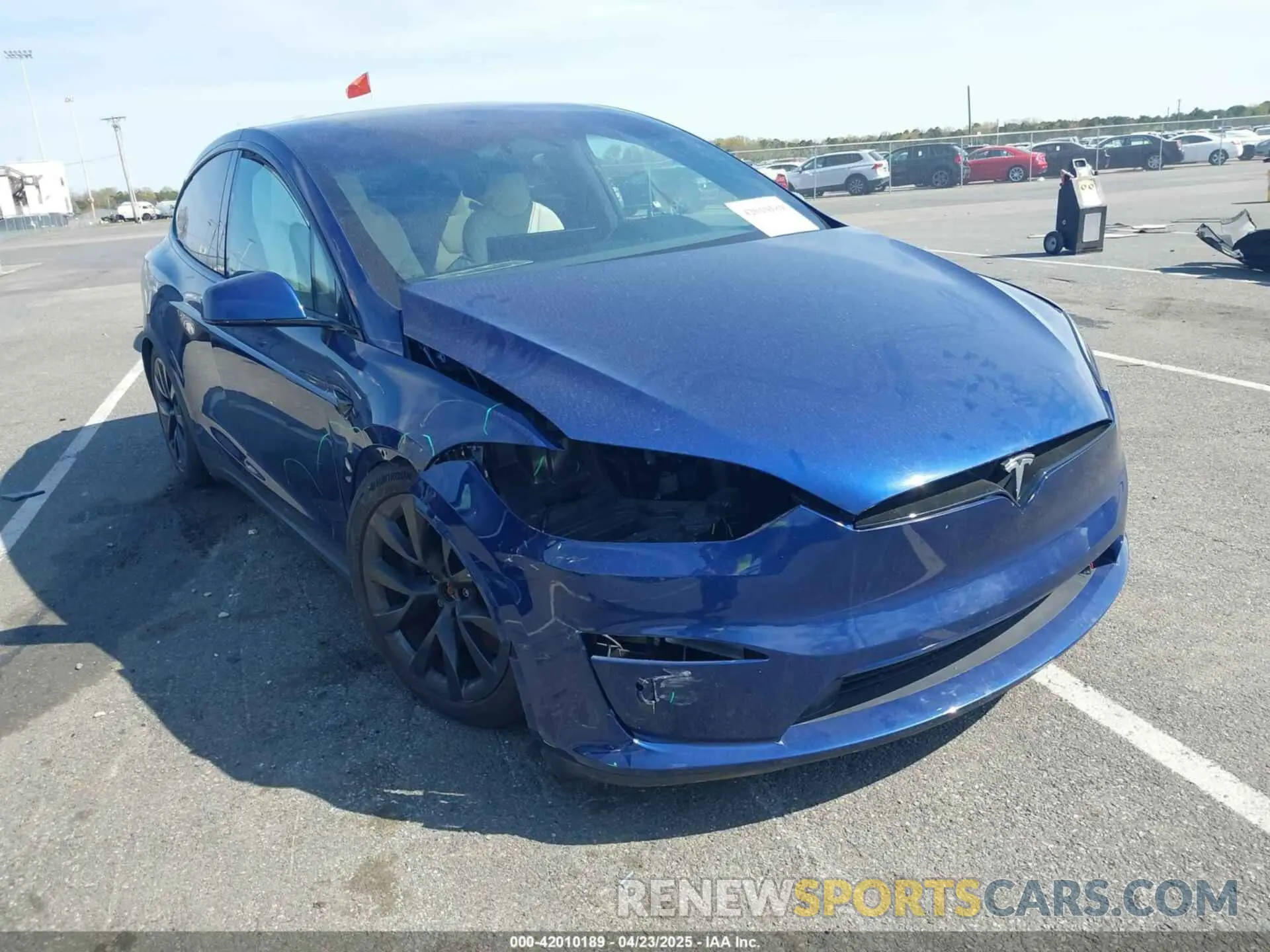 1 fotografías del automóvil dañado 7SAXCBE55PF367111 TESLA MODEL X 2023