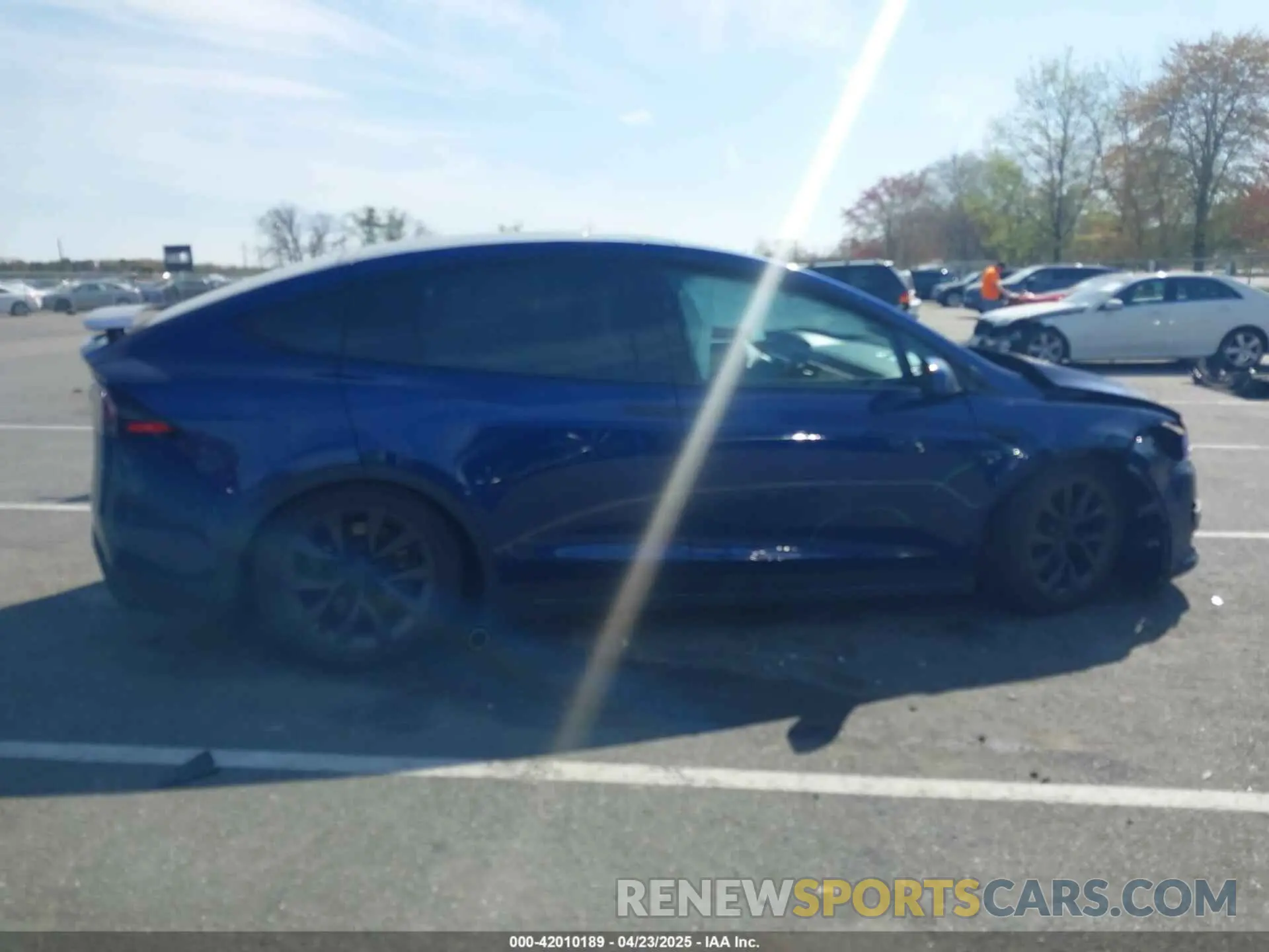 12 fotografías del automóvil dañado 7SAXCBE55PF367111 TESLA MODEL X 2023