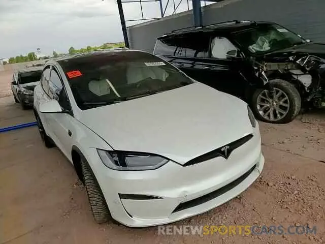 12 fotografías del automóvil dañado 7SAXCBE55PF407879 TESLA MODEL X 2023