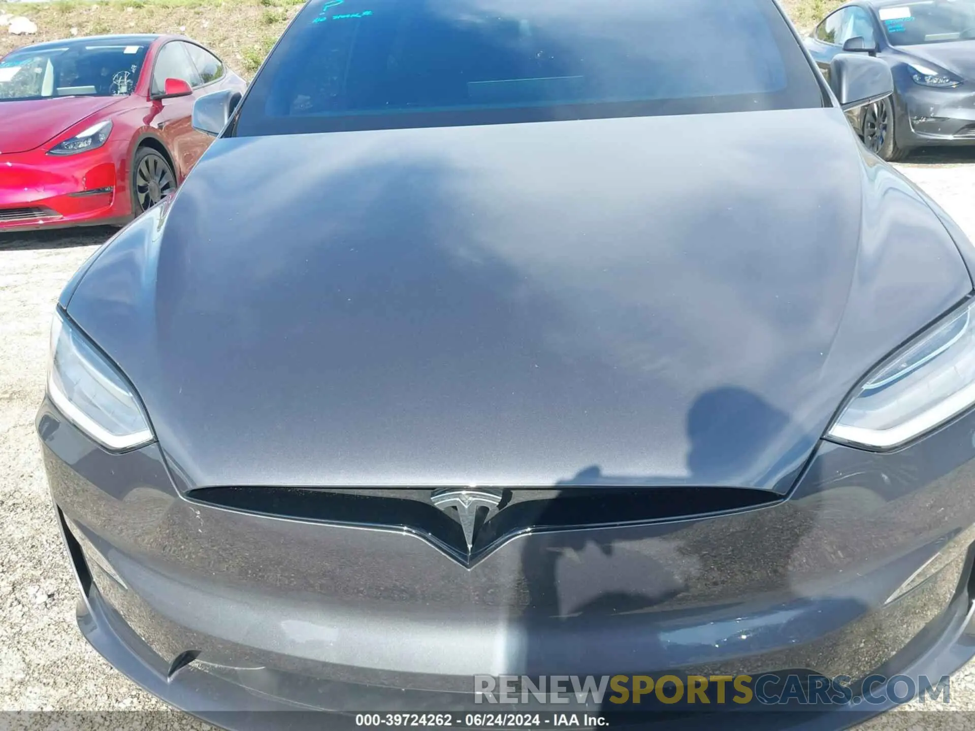 10 fotografías del automóvil dañado 7SAXCBE56PF402710 TESLA MODEL X 2023