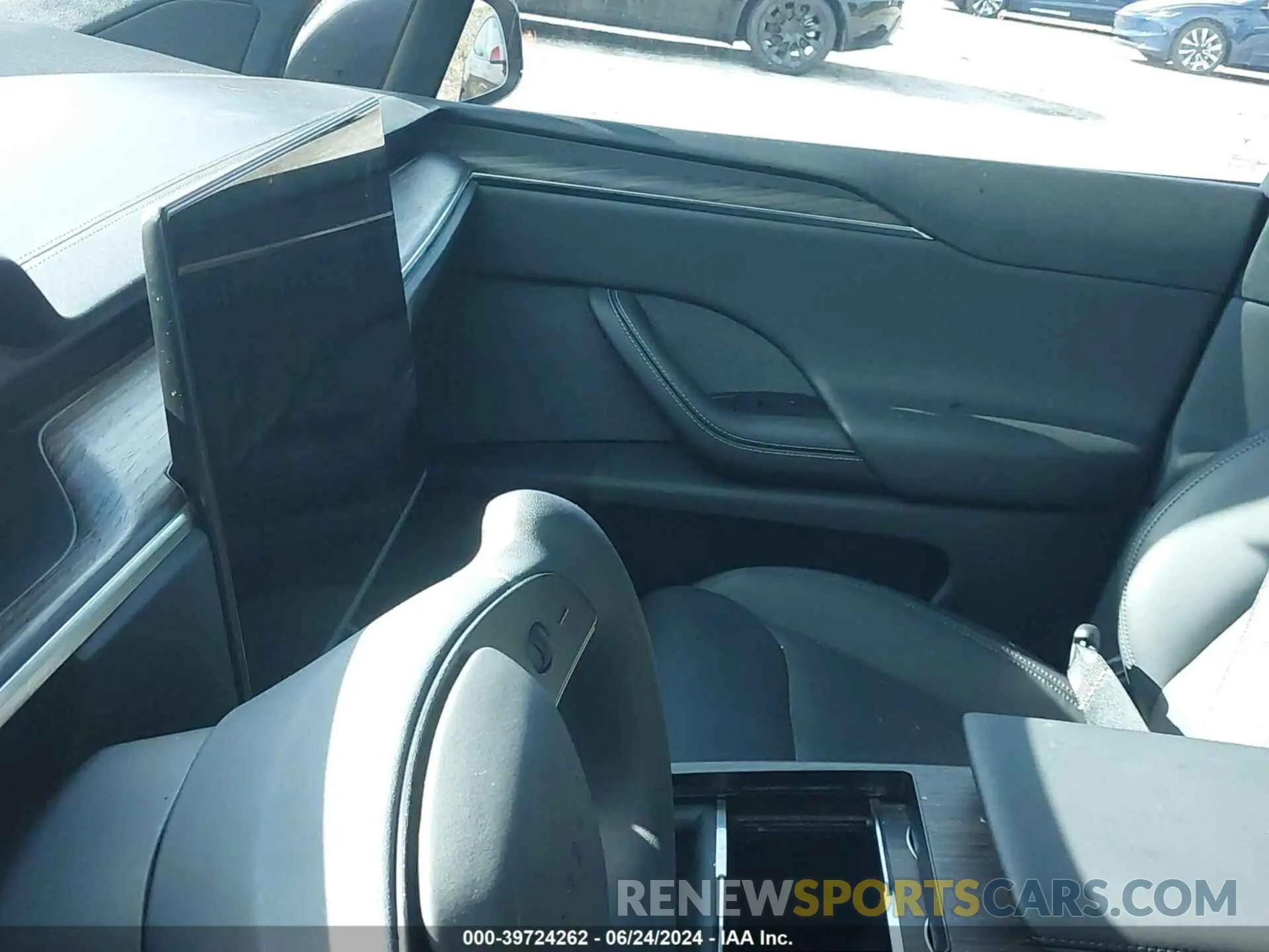 7 fotografías del automóvil dañado 7SAXCBE56PF402710 TESLA MODEL X 2023