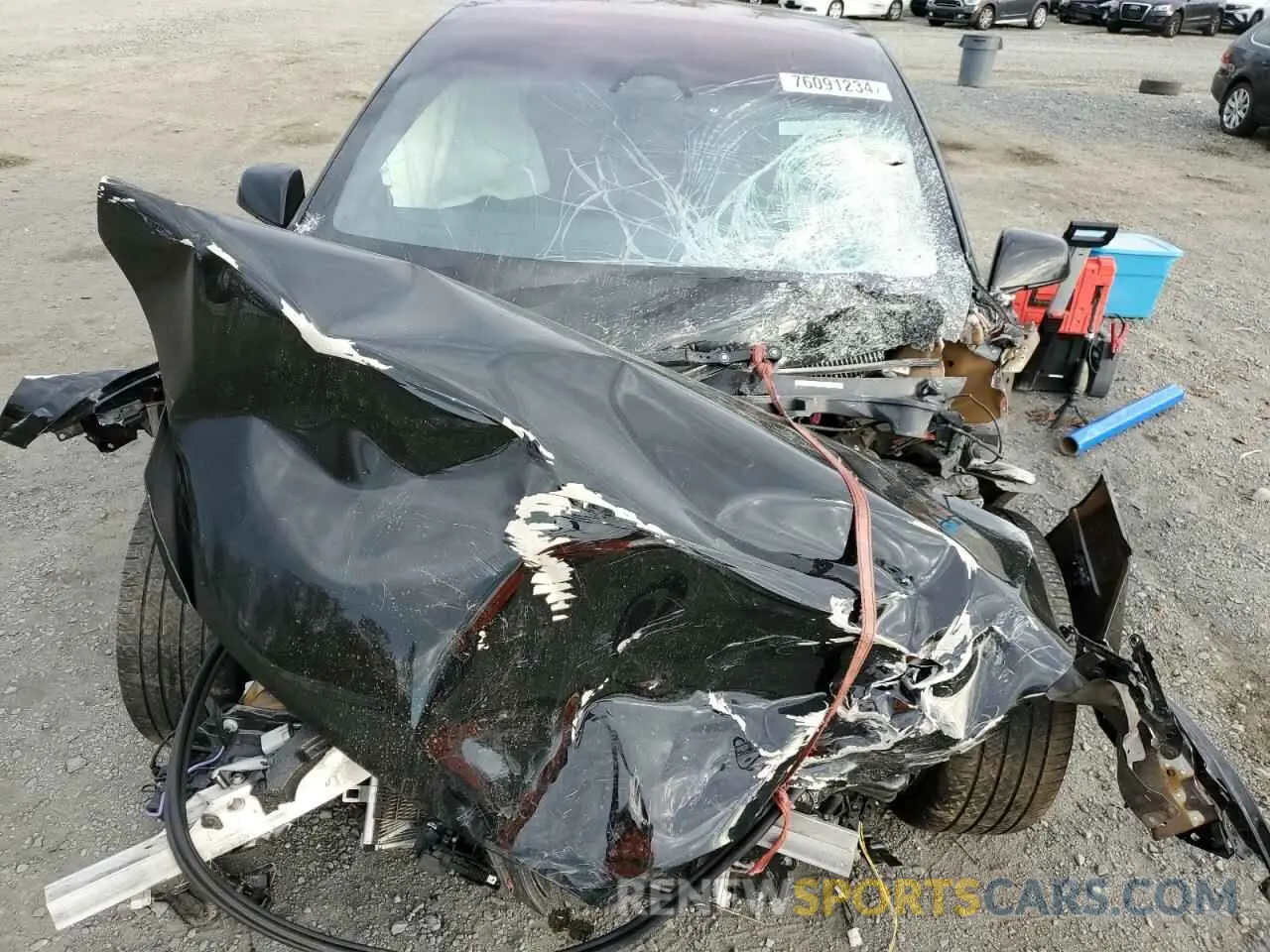 12 fotografías del automóvil dañado 7SAXCBE57PF381902 TESLA MODEL X 2023
