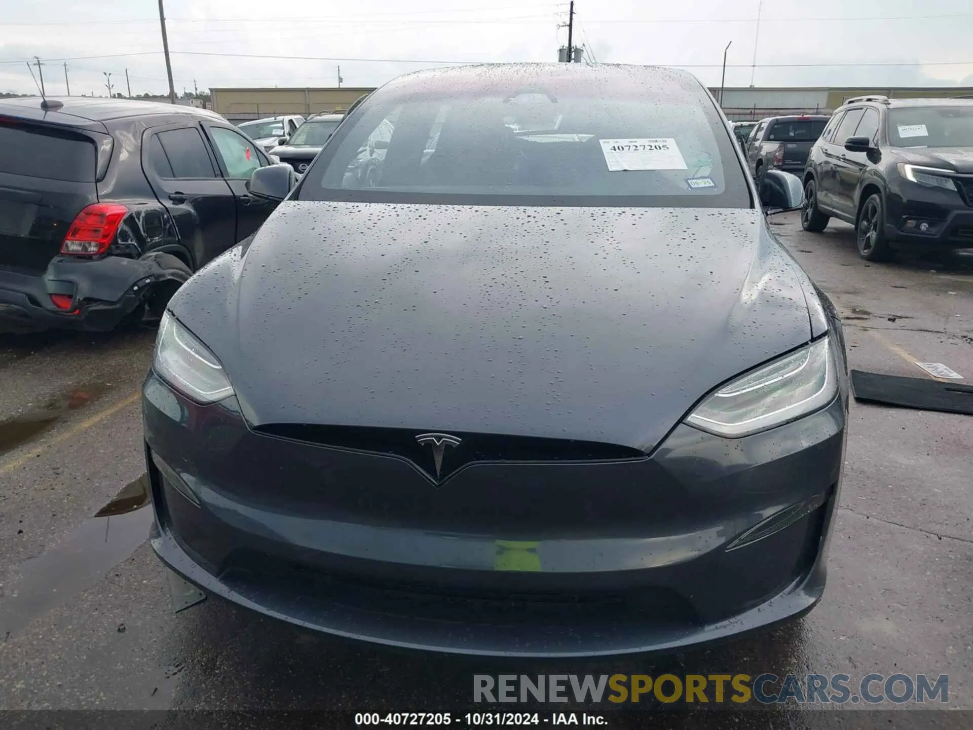 11 fotografías del automóvil dañado 7SAXCBE57PF400755 TESLA MODEL X 2023