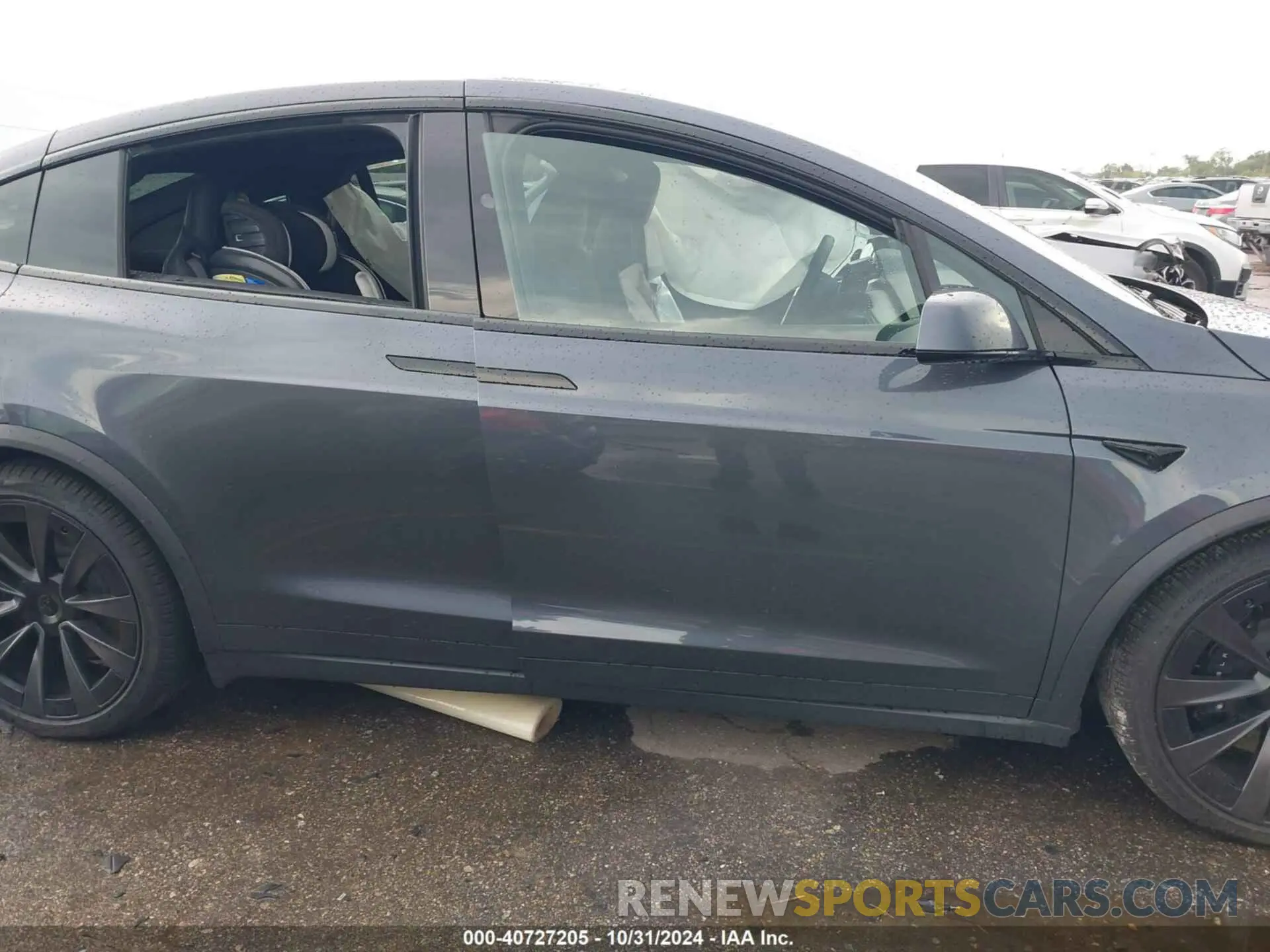 12 fotografías del automóvil dañado 7SAXCBE57PF400755 TESLA MODEL X 2023