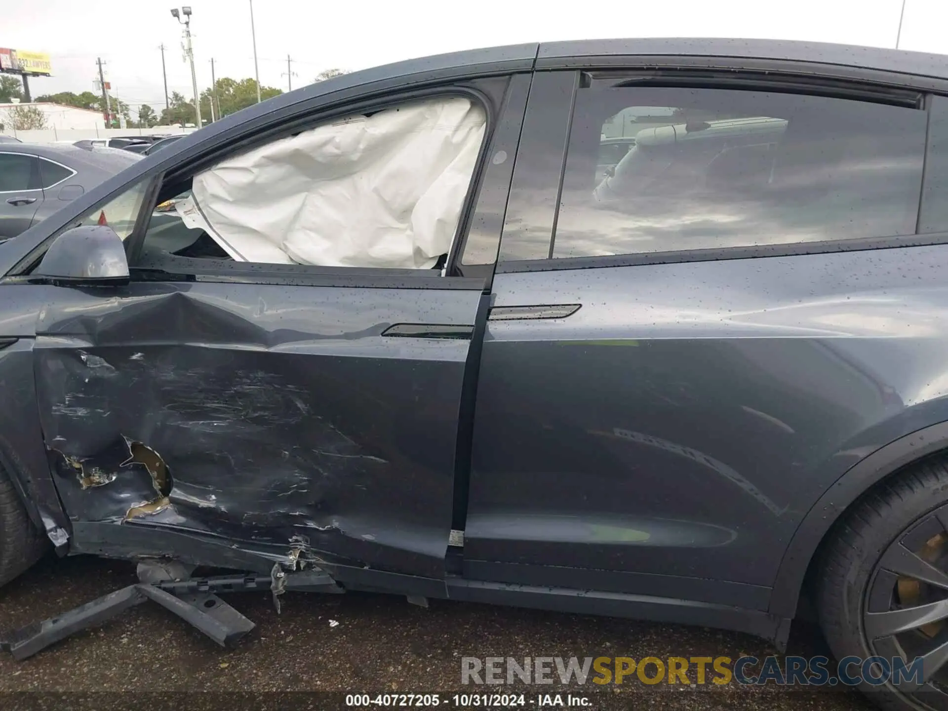 13 fotografías del automóvil dañado 7SAXCBE57PF400755 TESLA MODEL X 2023