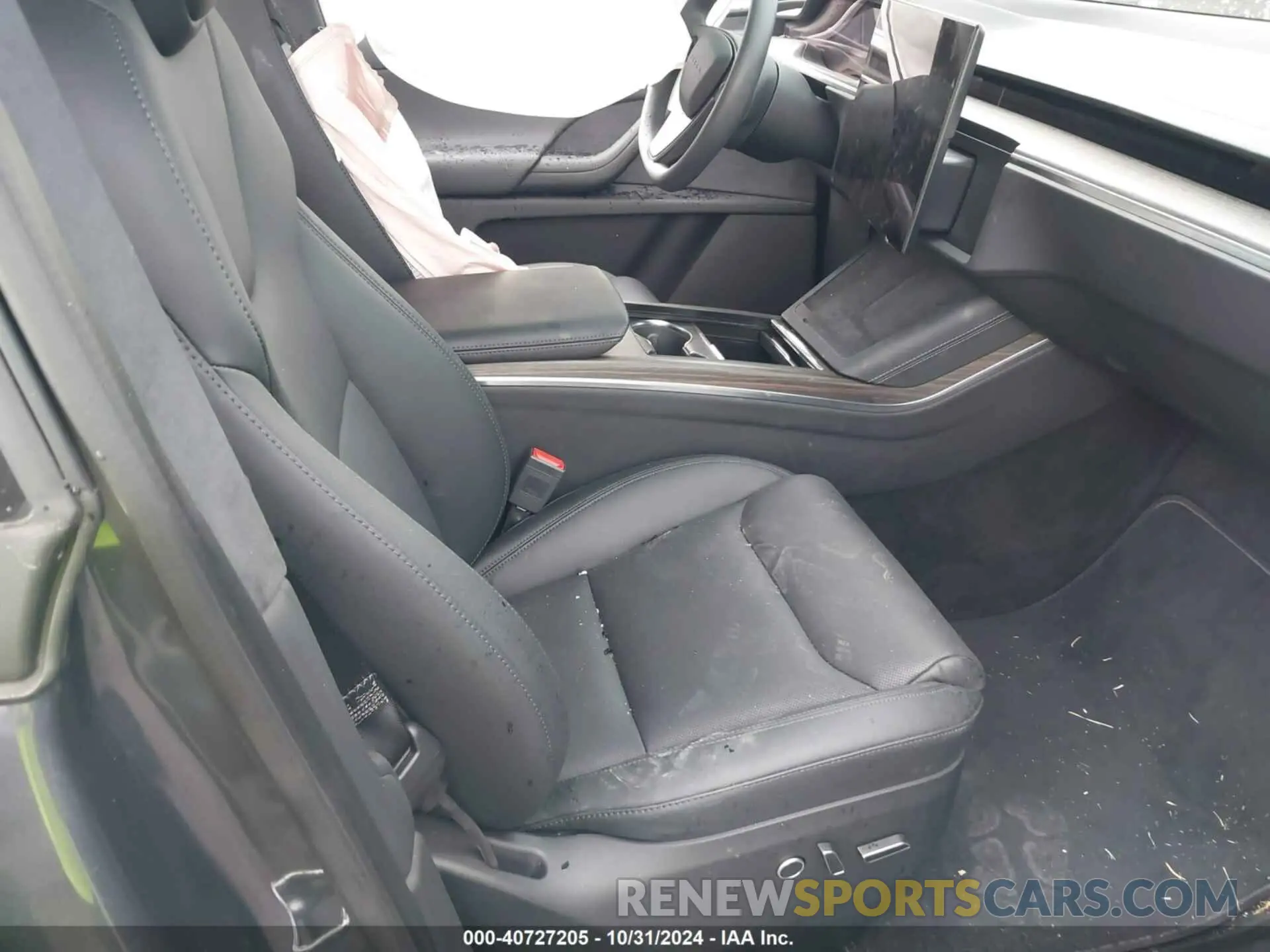 5 fotografías del automóvil dañado 7SAXCBE57PF400755 TESLA MODEL X 2023