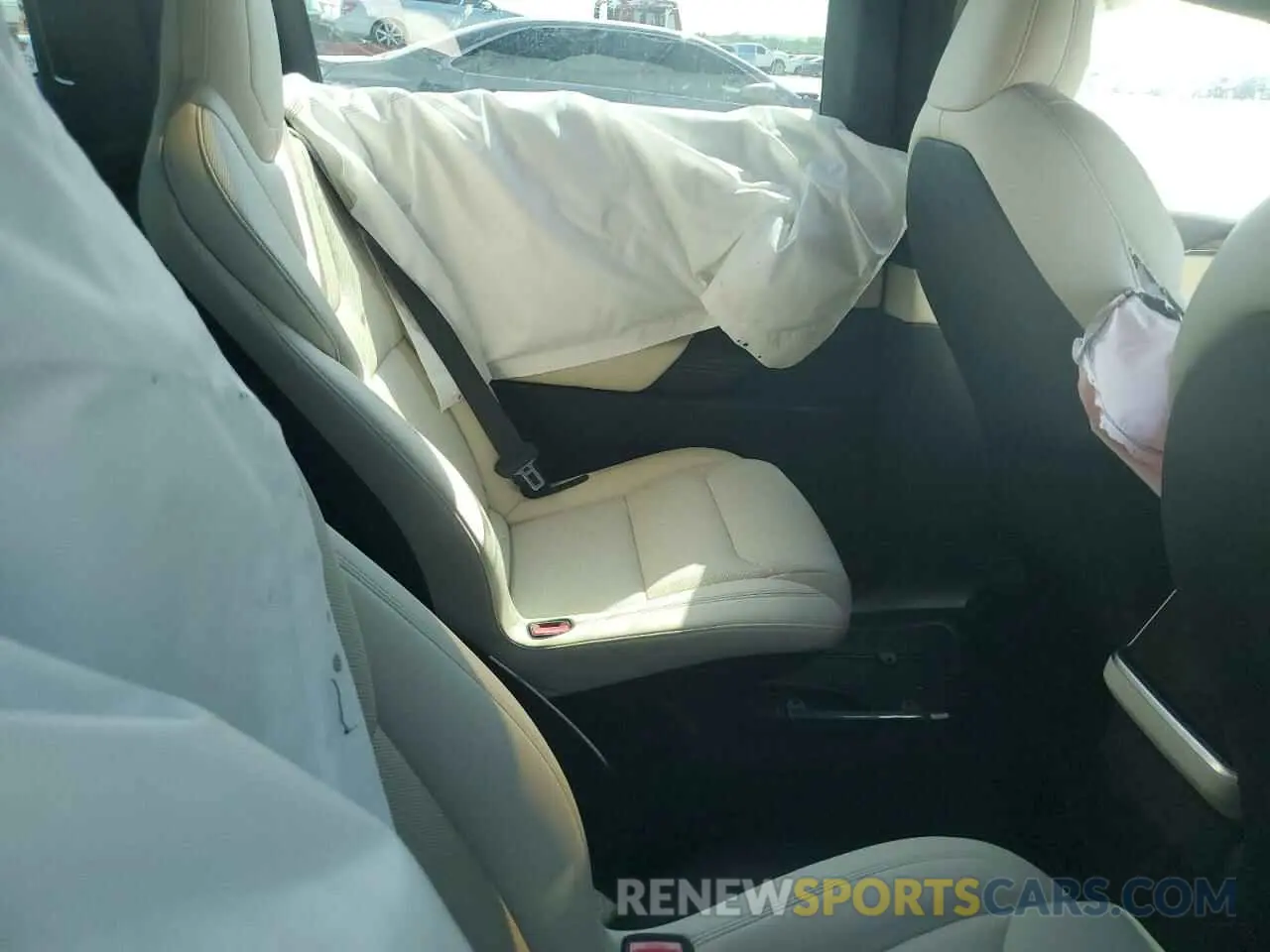 11 fotografías del automóvil dañado 7SAXCBE58PF416625 TESLA MODEL X 2023