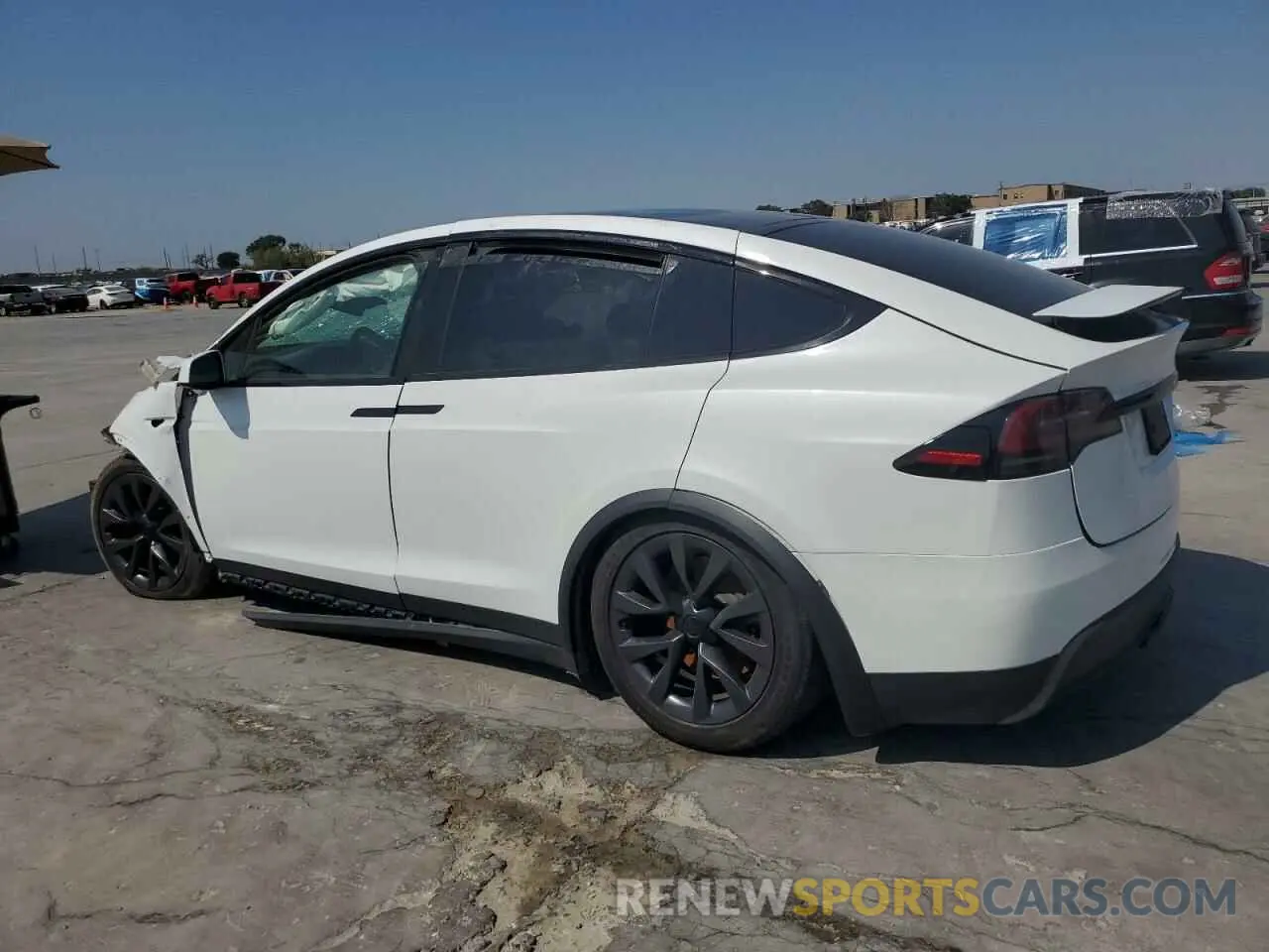 2 fotografías del automóvil dañado 7SAXCBE58PF416625 TESLA MODEL X 2023