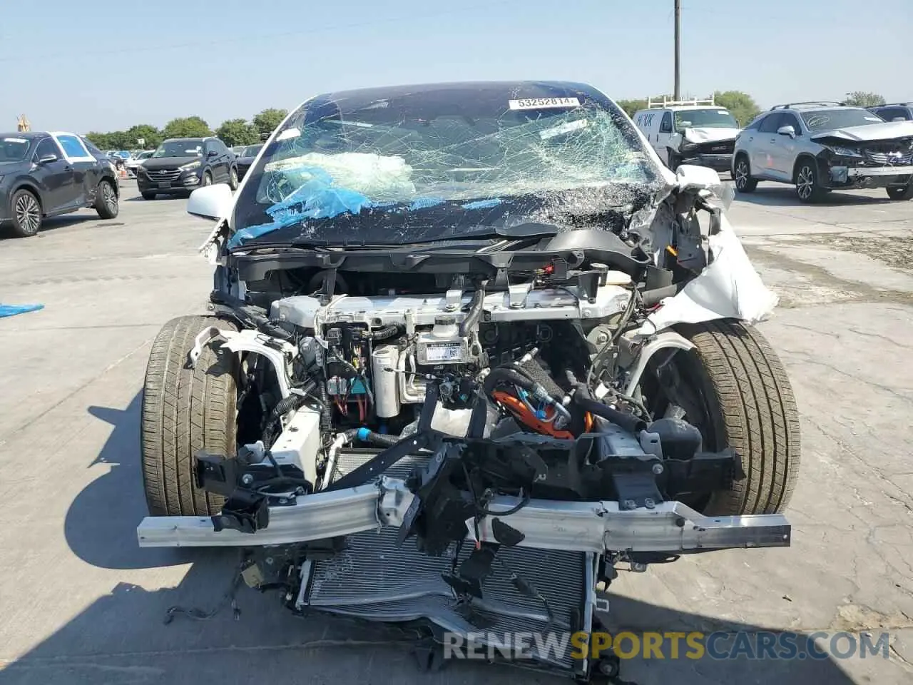 5 fotografías del automóvil dañado 7SAXCBE58PF416625 TESLA MODEL X 2023