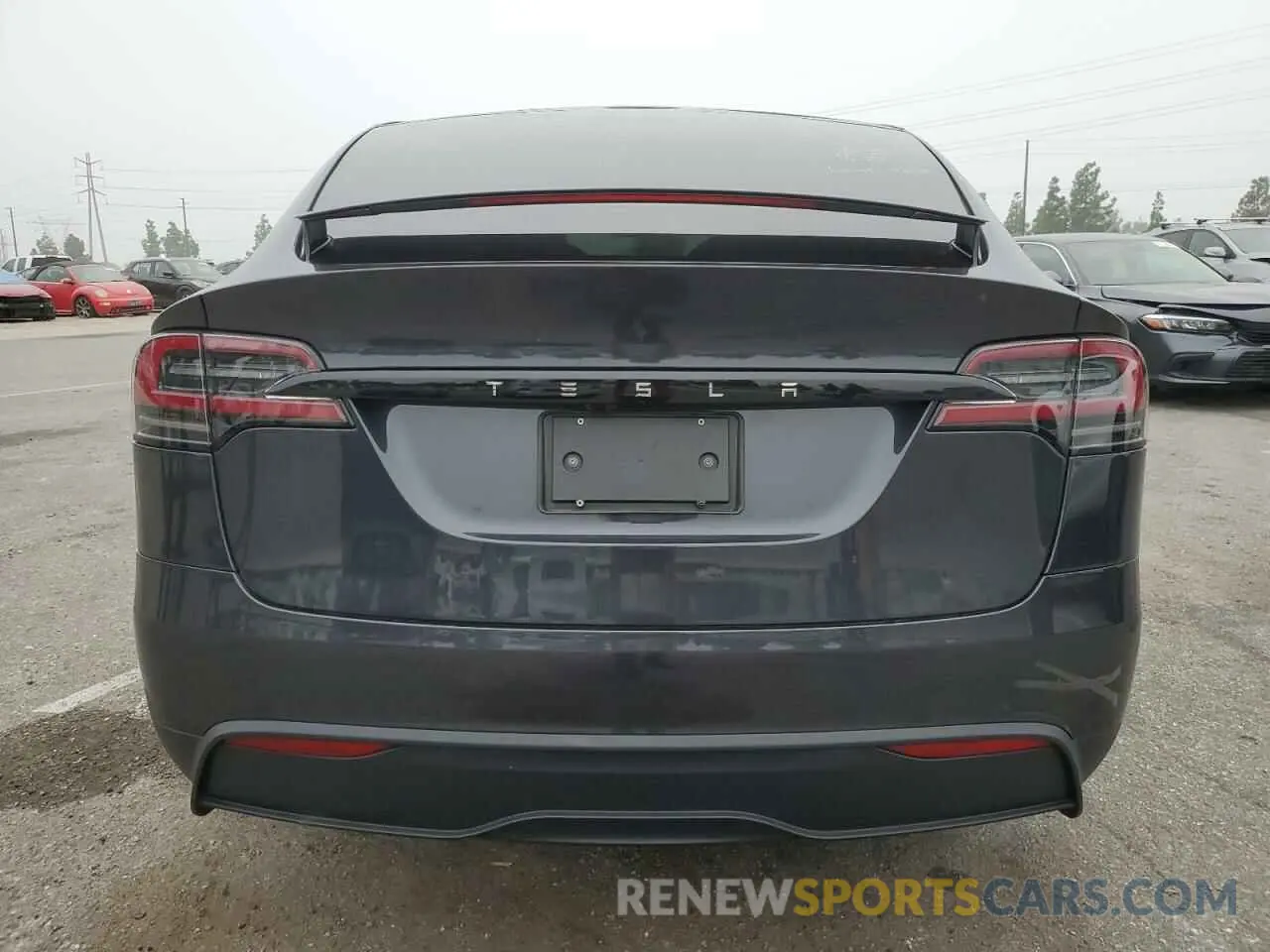 6 fotografías del automóvil dañado 7SAXCBE59PF423230 TESLA MODEL X 2023