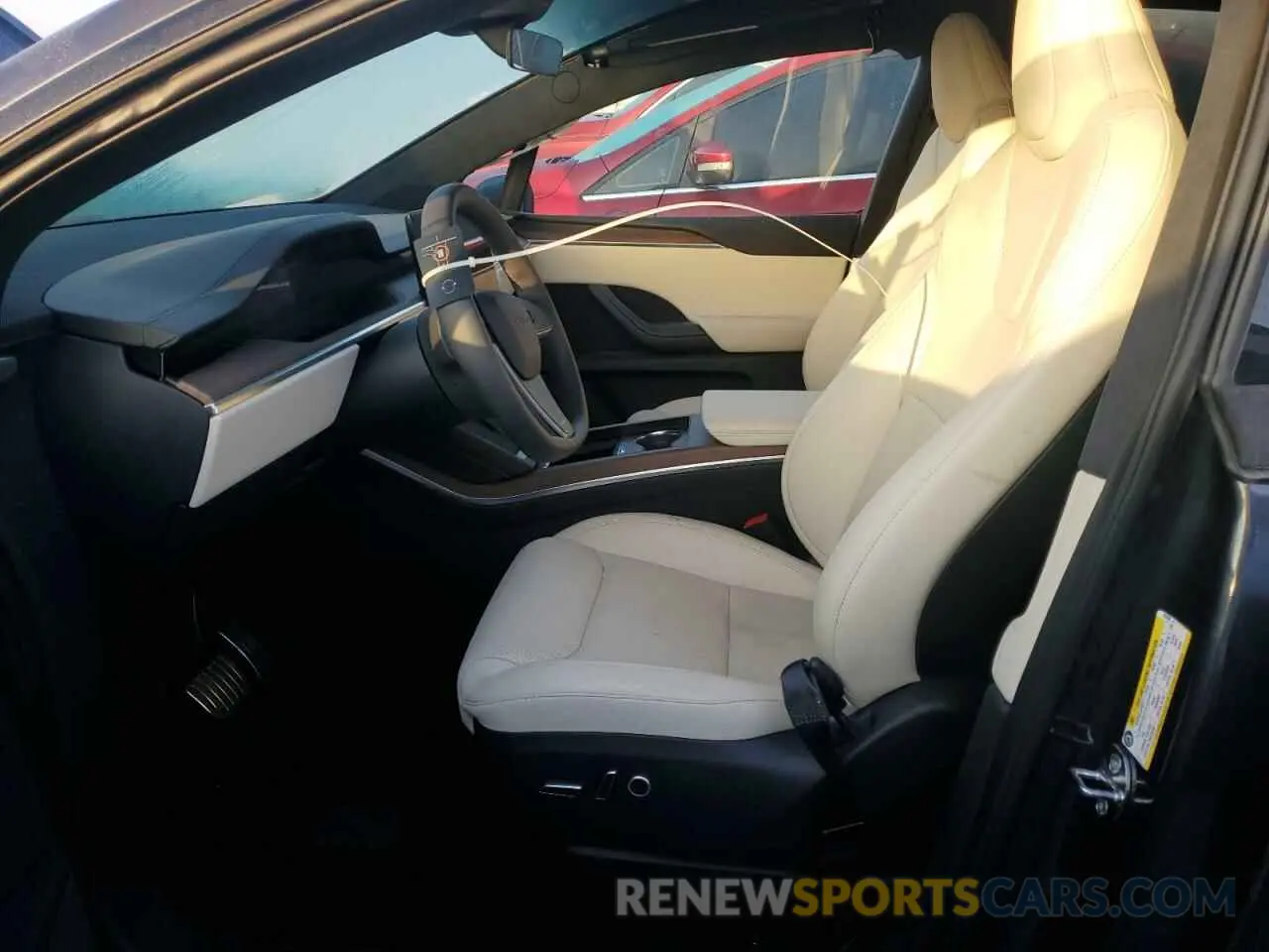 7 fotografías del automóvil dañado 7SAXCBE59PF423230 TESLA MODEL X 2023