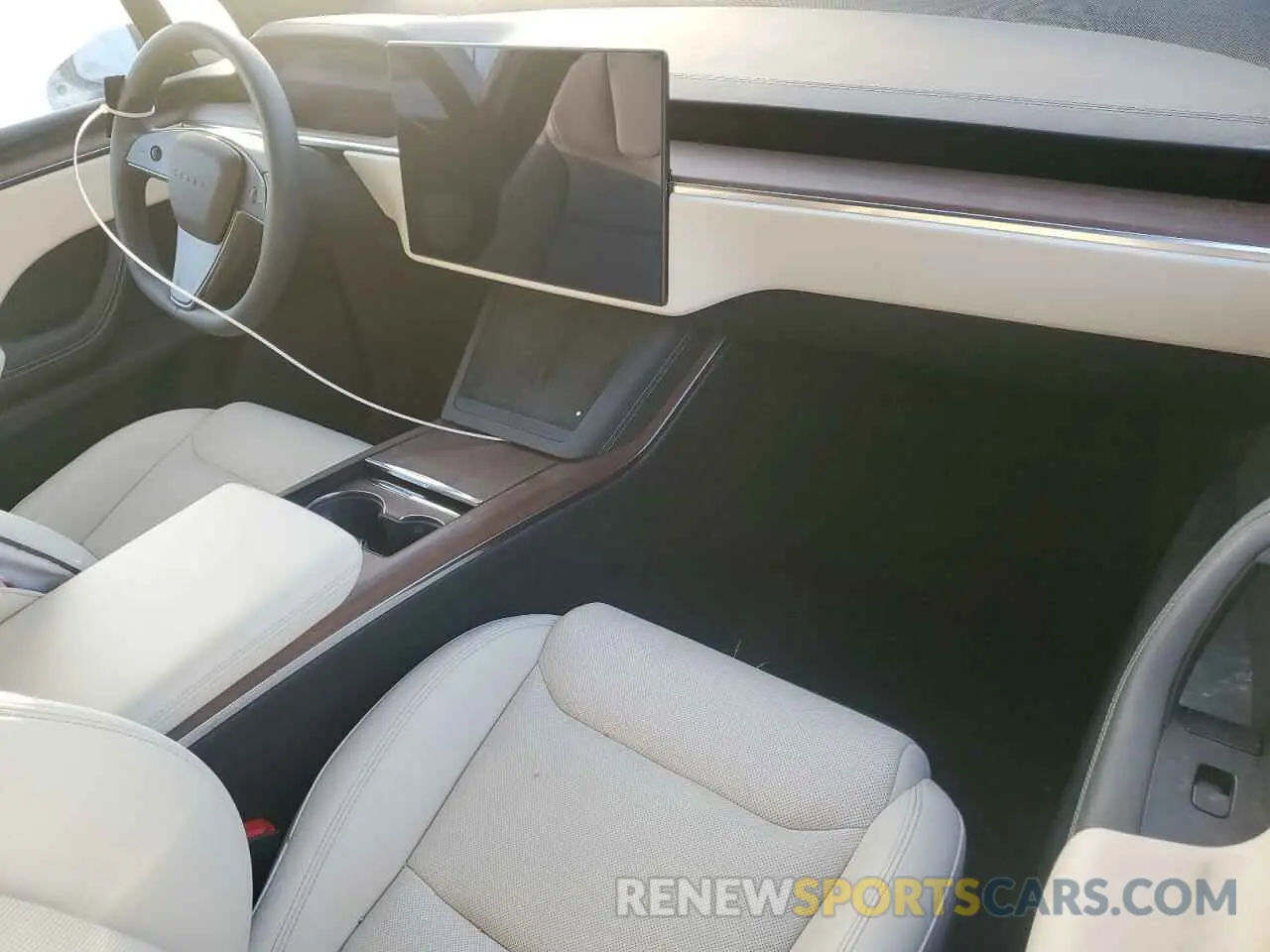 8 fotografías del automóvil dañado 7SAXCBE59PF423230 TESLA MODEL X 2023