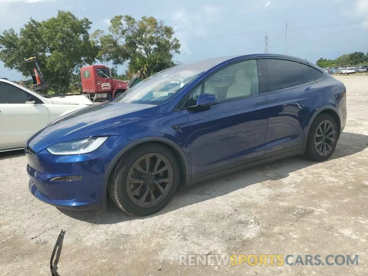 1 fotografías del automóvil dañado 7SAXCBE59PF427553 TESLA MODEL X 2023