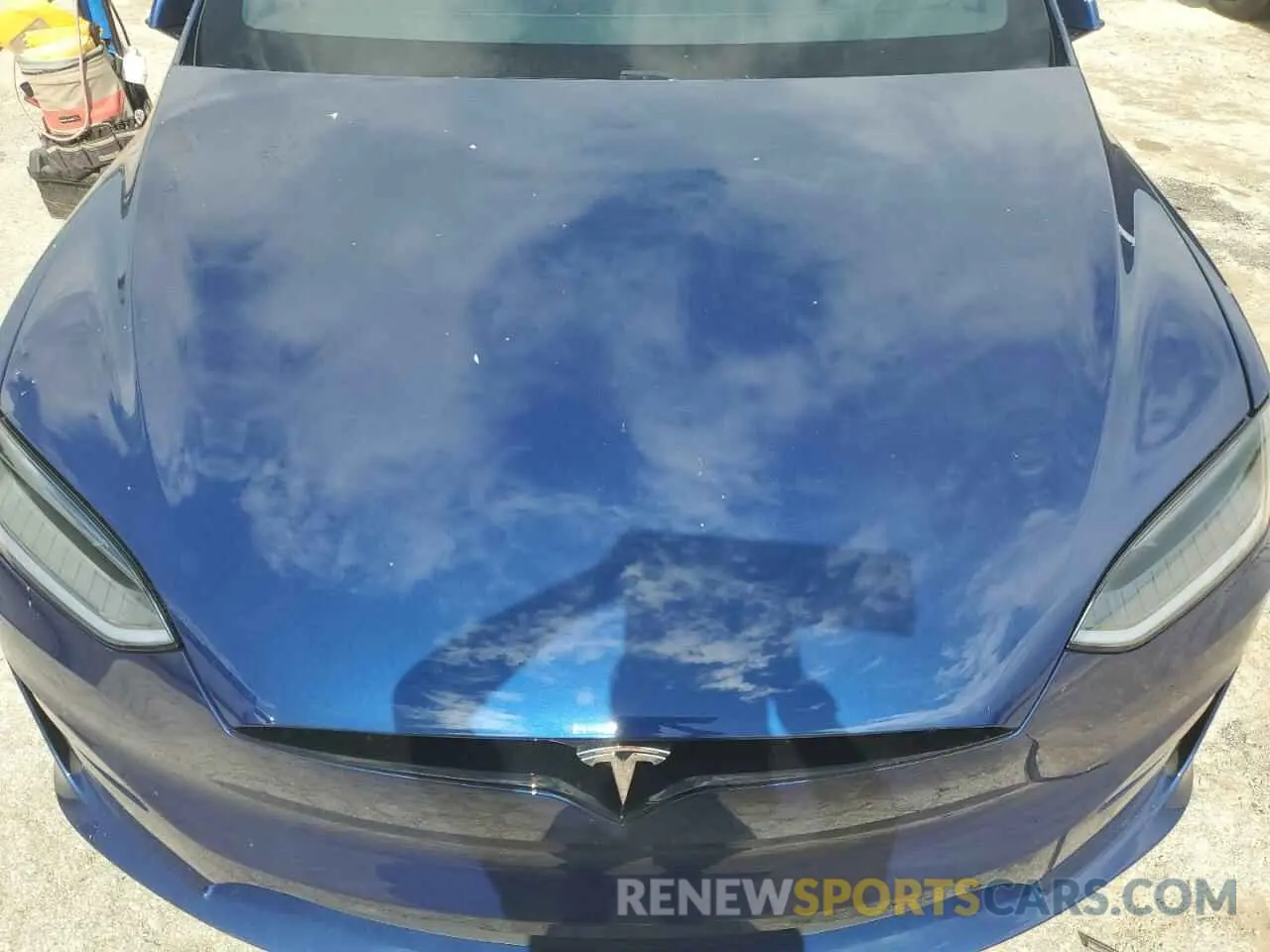 11 fotografías del automóvil dañado 7SAXCBE59PF427553 TESLA MODEL X 2023