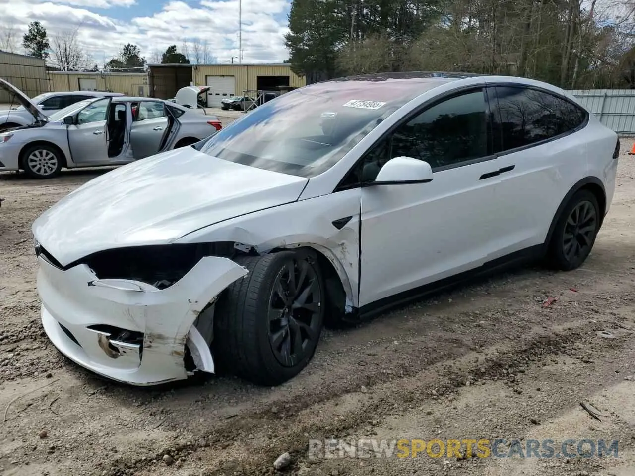 1 fotografías del automóvil dañado 7SAXCBE5XPF370425 TESLA MODEL X 2023
