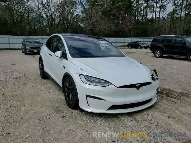 12 fotografías del automóvil dañado 7SAXCBE5XPF370425 TESLA MODEL X 2023
