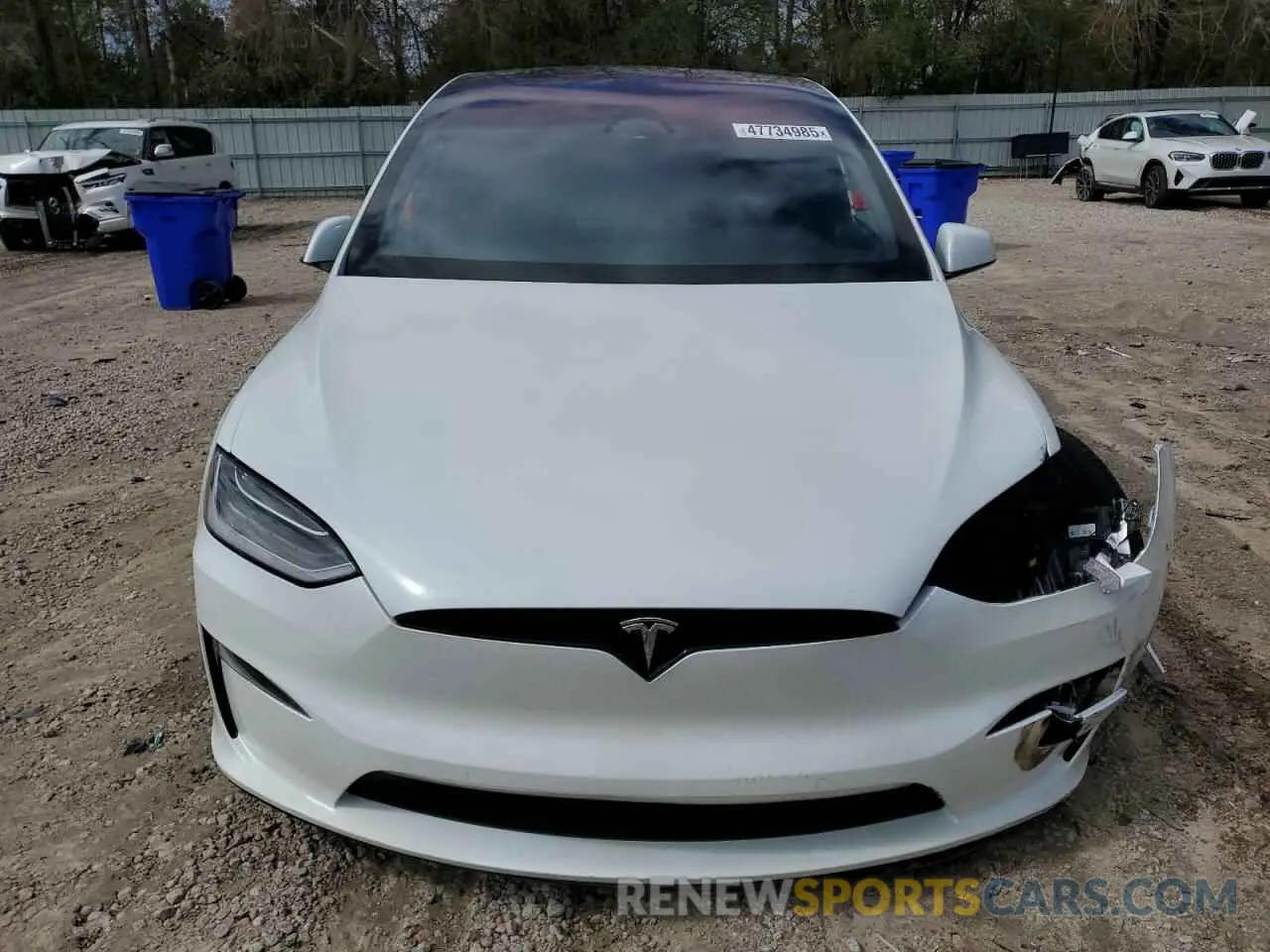 5 fotografías del automóvil dañado 7SAXCBE5XPF370425 TESLA MODEL X 2023