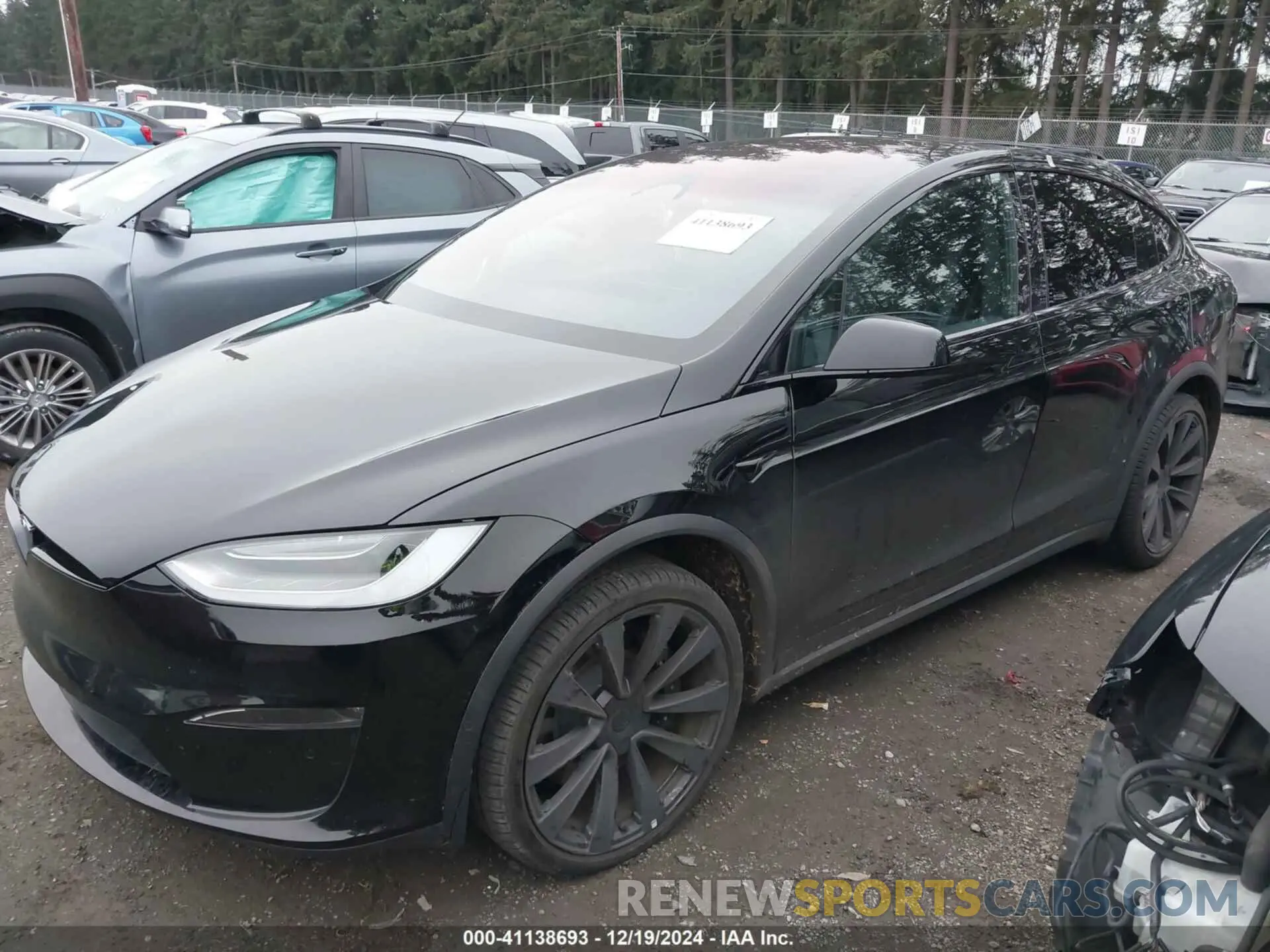 14 fotografías del automóvil dañado 7SAXCBE5XPF378315 TESLA MODEL X 2023