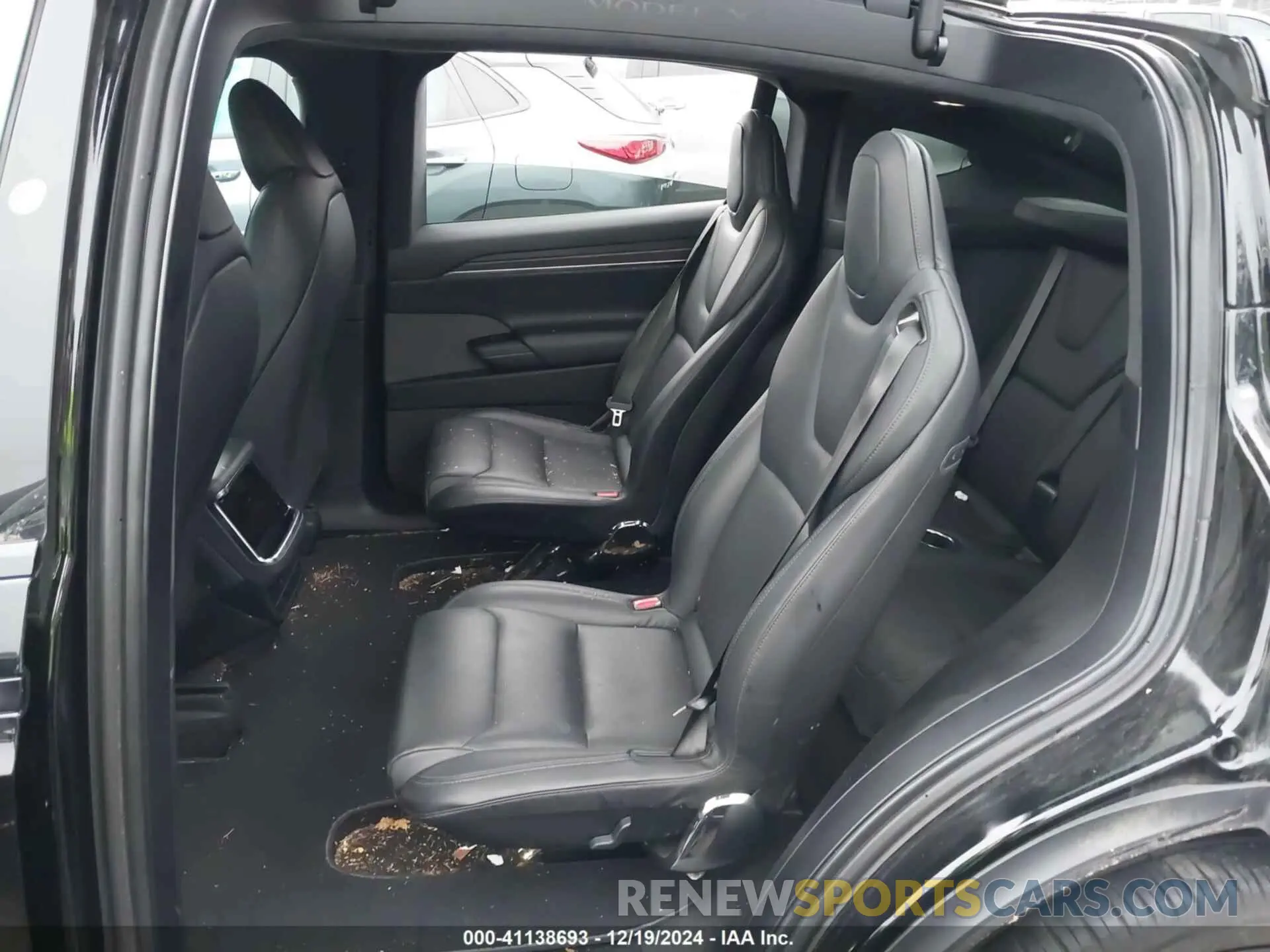 8 fotografías del automóvil dañado 7SAXCBE5XPF378315 TESLA MODEL X 2023
