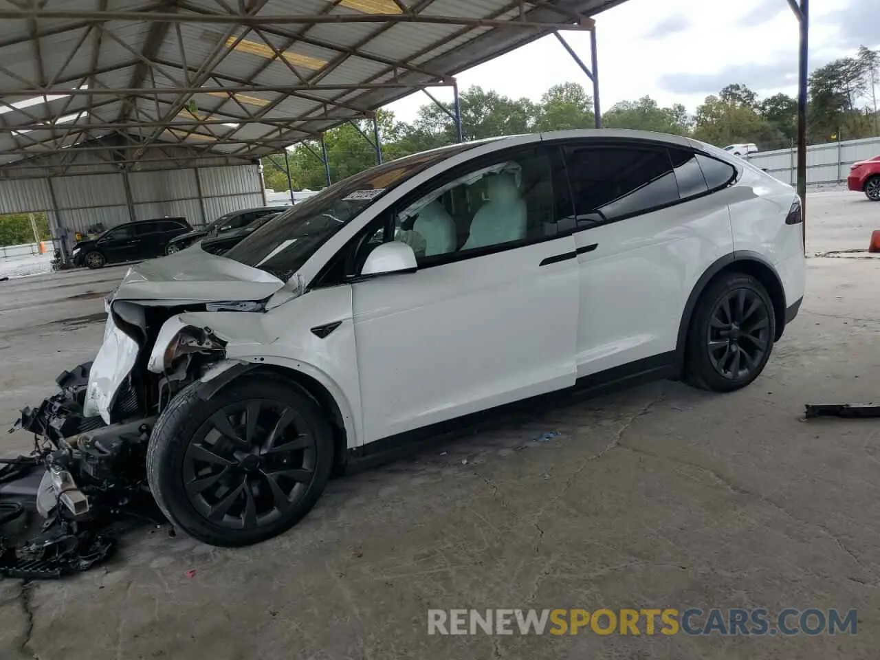 1 fotografías del automóvil dañado 7SAXCBE5XPF378671 TESLA MODEL X 2023