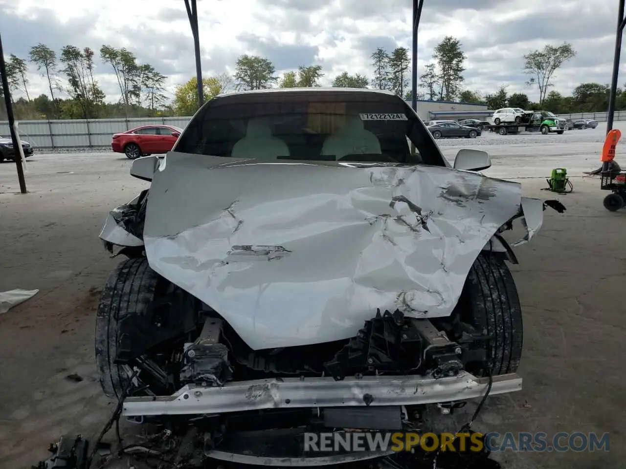 5 fotografías del automóvil dañado 7SAXCBE5XPF378671 TESLA MODEL X 2023