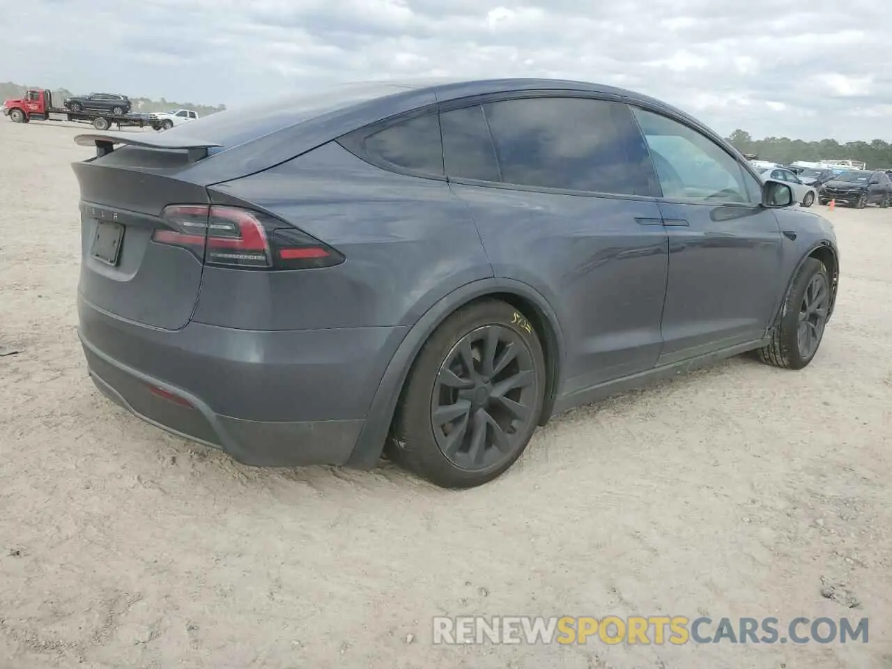 3 fotografías del automóvil dañado 7SAXCBE5XPF399262 TESLA MODEL X 2023