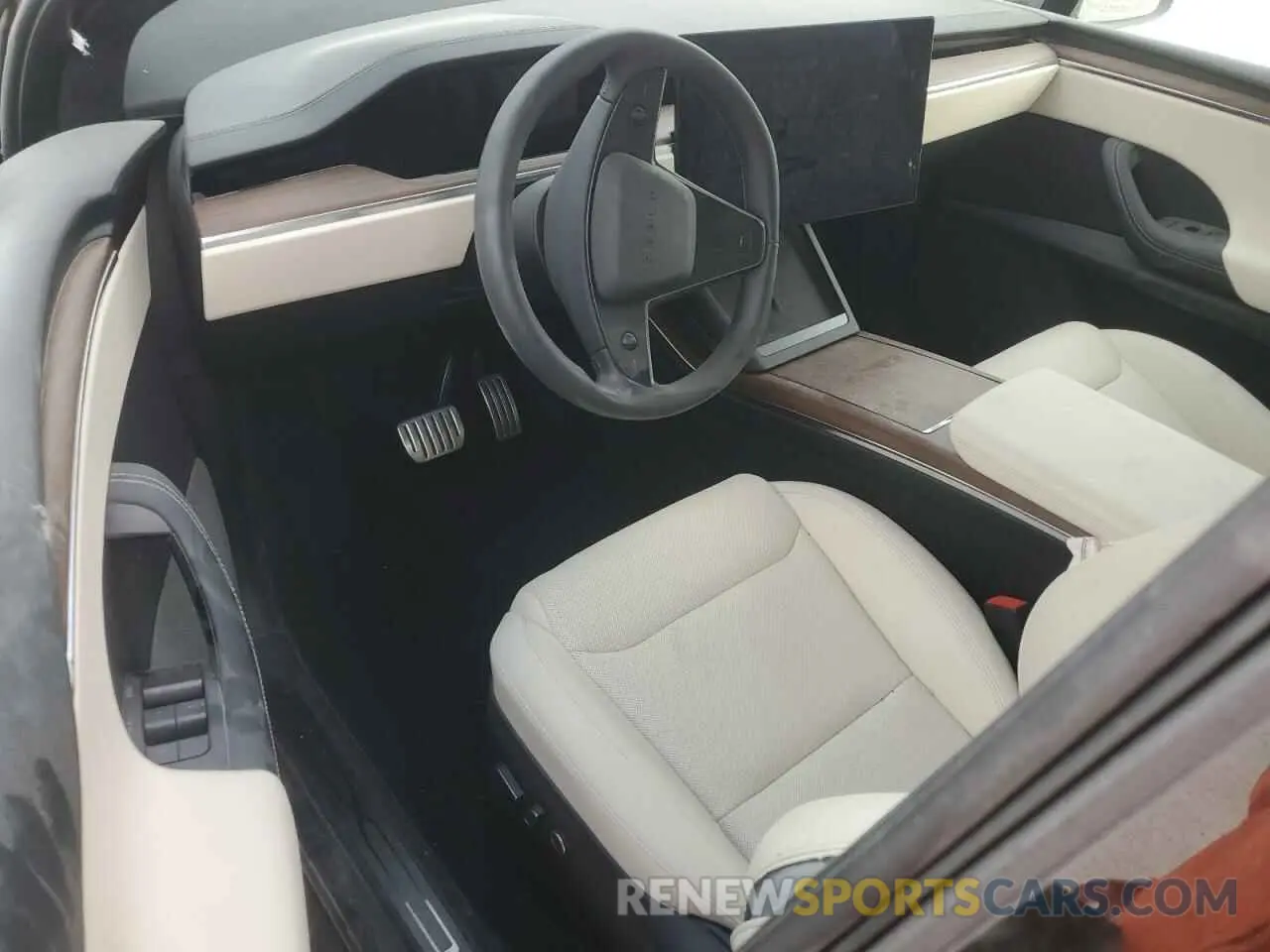 8 fotografías del automóvil dañado 7SAXCBE5XPF399262 TESLA MODEL X 2023