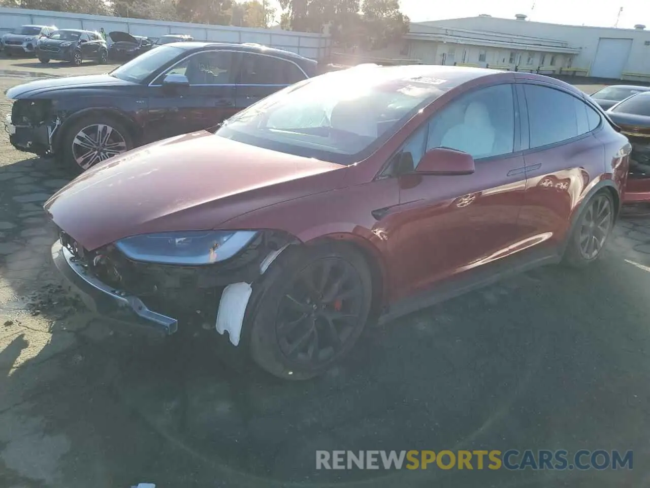 1 fotografías del automóvil dañado 7SAXCBE60PF431032 TESLA MODEL X 2023