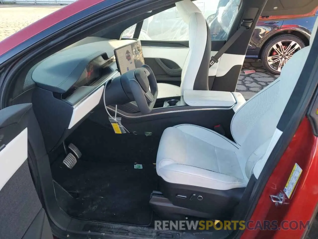 7 fotografías del automóvil dañado 7SAXCBE60PF431032 TESLA MODEL X 2023