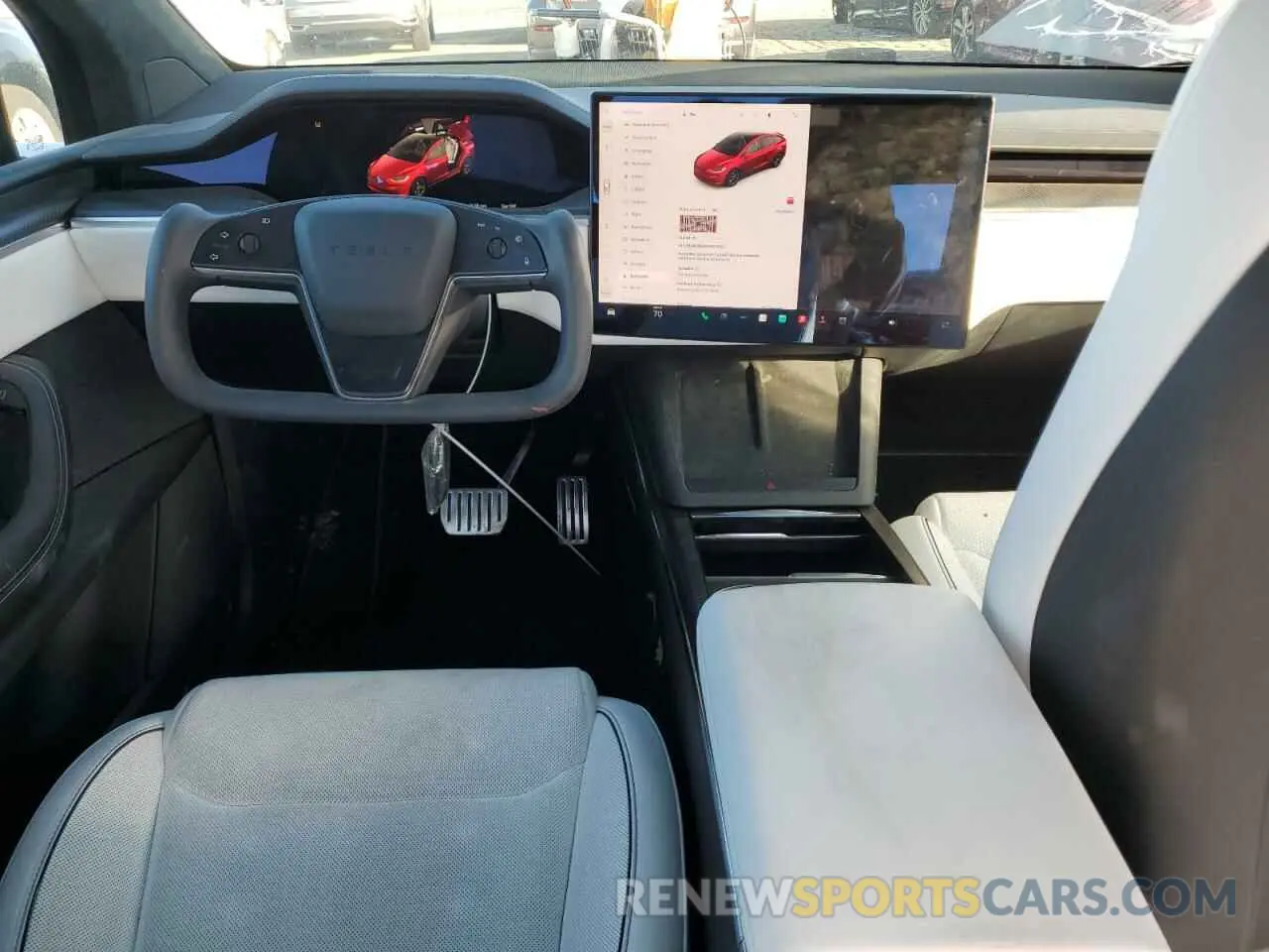 8 fotografías del automóvil dañado 7SAXCBE60PF431032 TESLA MODEL X 2023