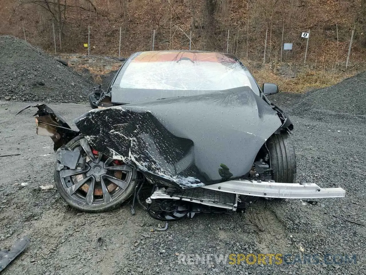 5 fotografías del automóvil dañado 7SAXCBE62PF407993 TESLA MODEL X 2023
