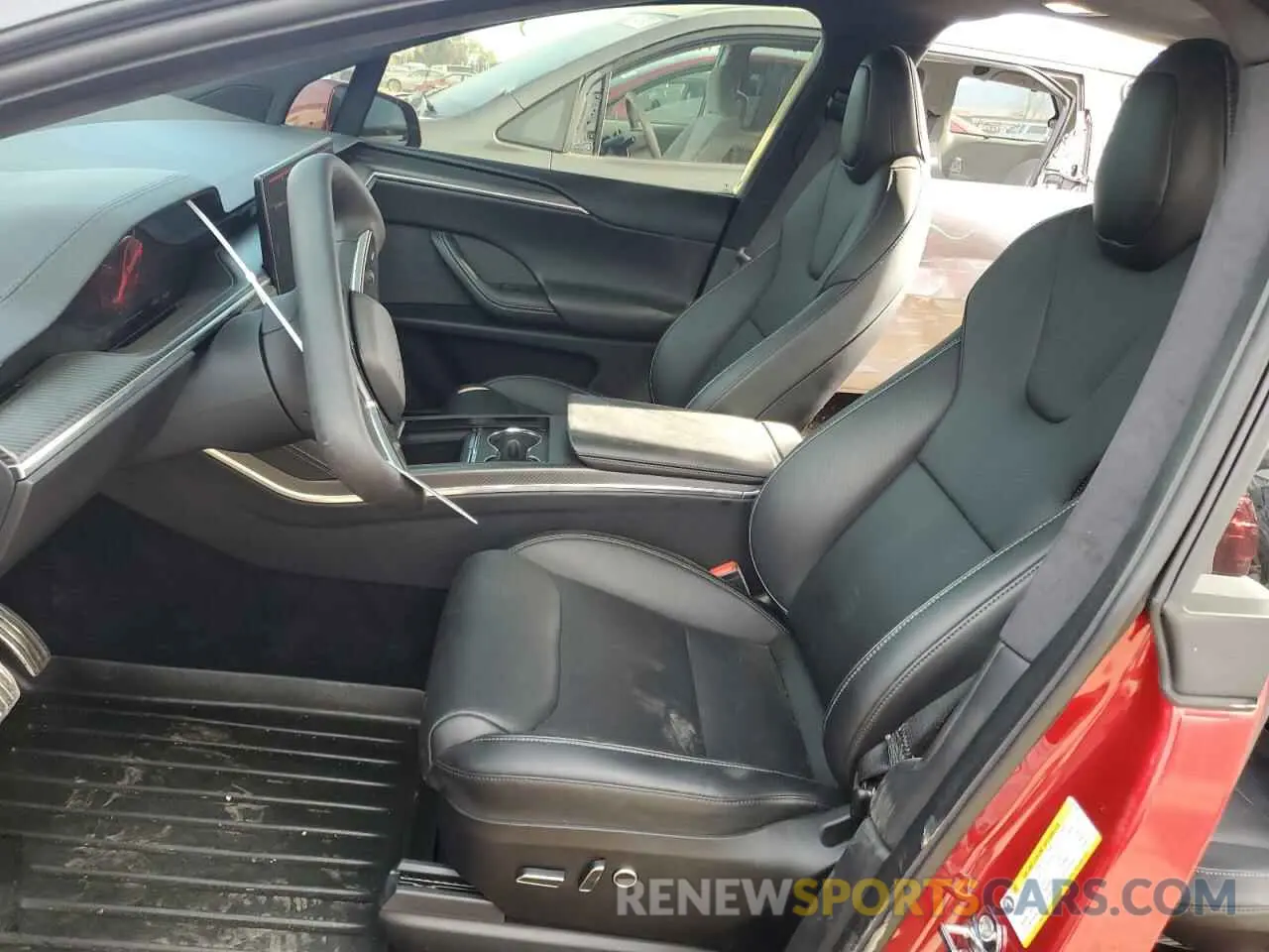 7 fotografías del automóvil dañado 7SAXCBE62PF427287 TESLA MODEL X 2023