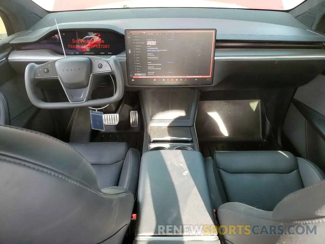 8 fotografías del automóvil dañado 7SAXCBE62PF427287 TESLA MODEL X 2023