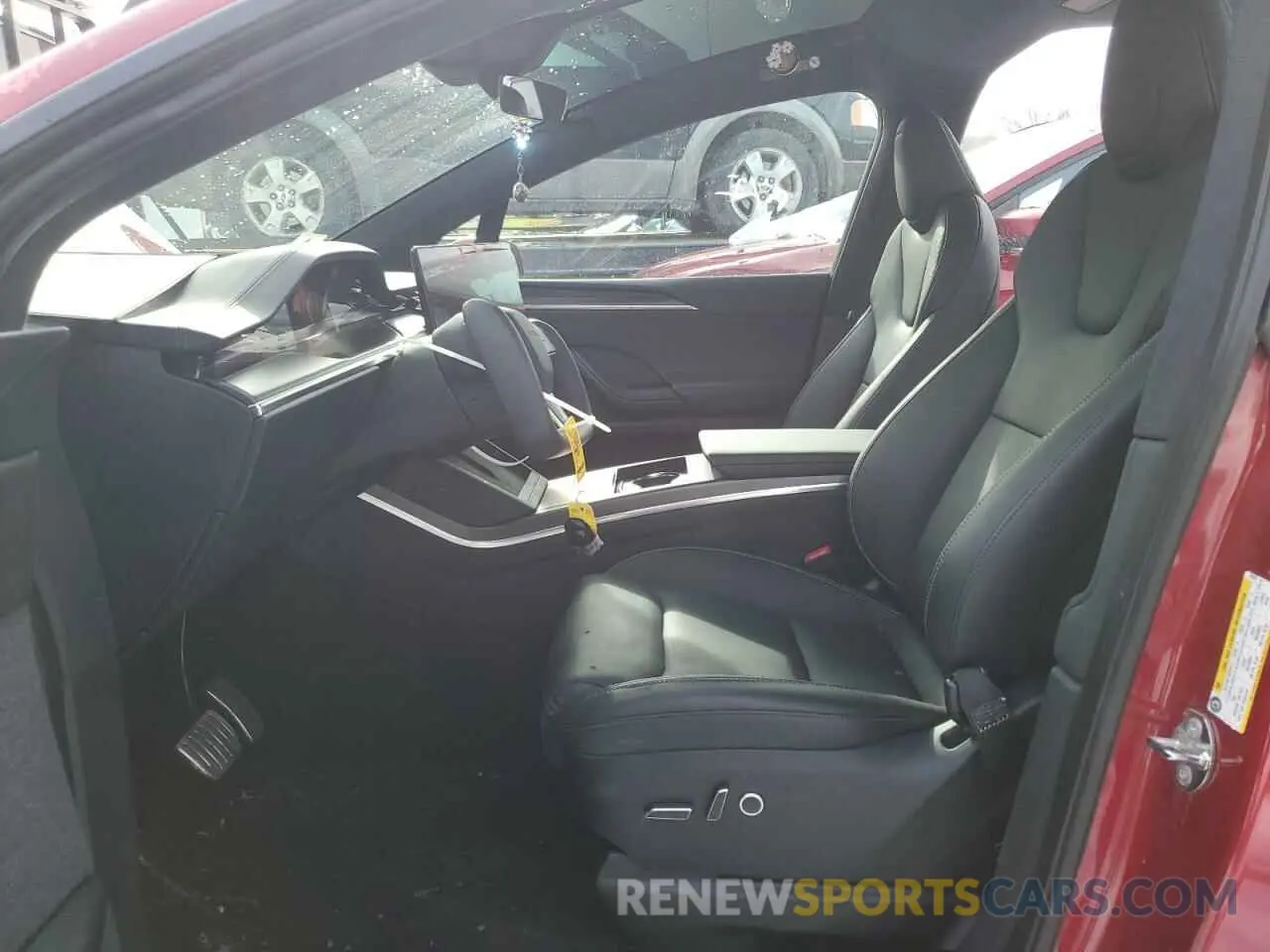 7 fotografías del automóvil dañado 7SAXCBE63PF391027 TESLA MODEL X 2023
