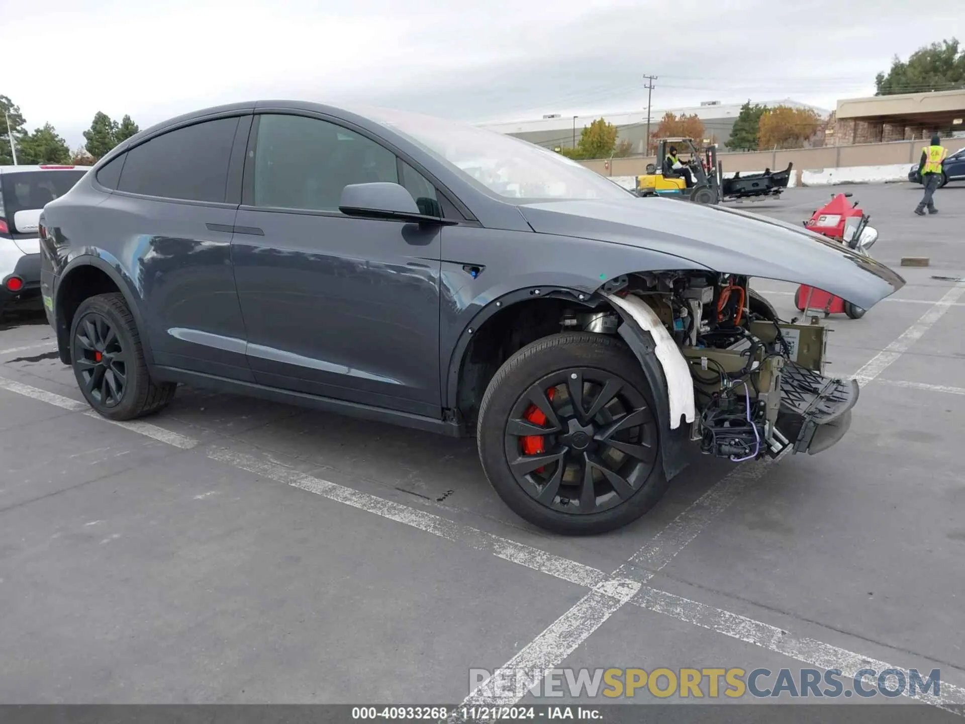 1 fotografías del automóvil dañado 7SAXCBE64PF402794 TESLA MODEL X 2023
